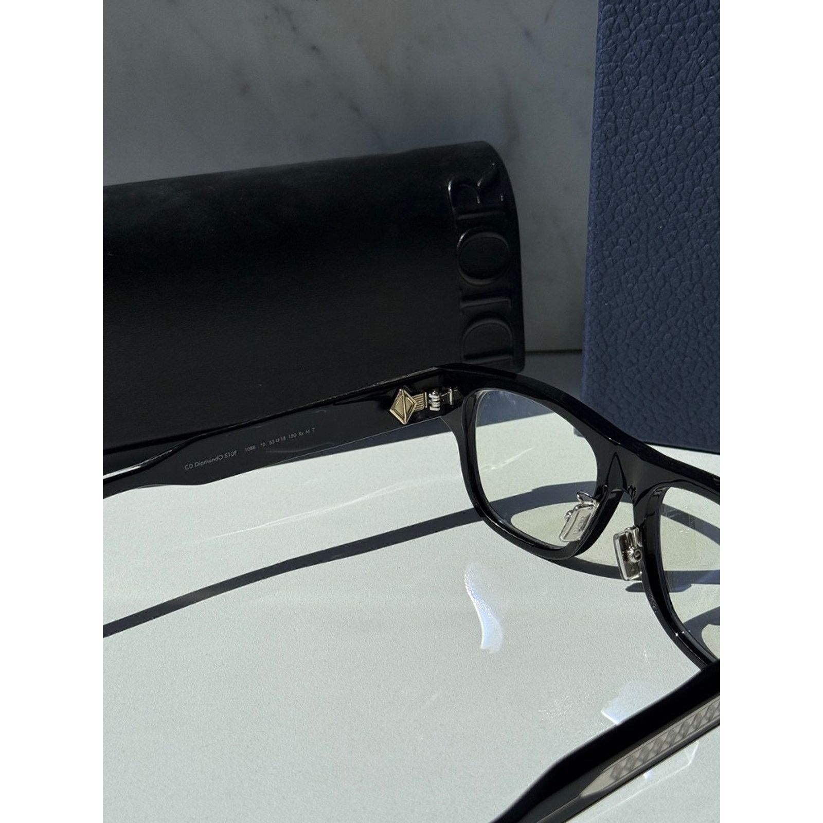 Dior NEW Dior CD DiamondO S10I Clip On Frames in Black $720 Size ONE SIZE - 12 Thumbnail