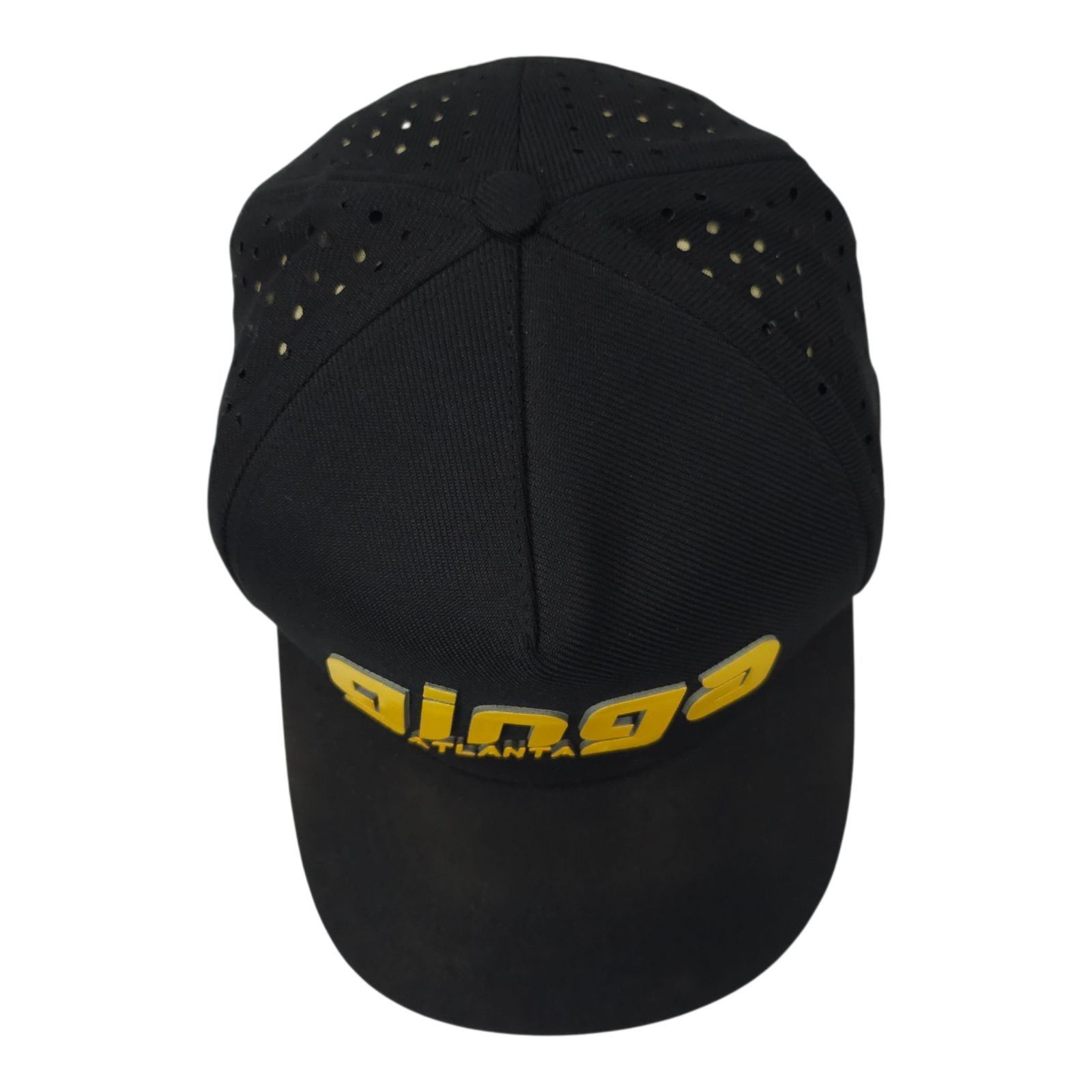Other Ginga Atlanta Mesh Snapback Cap Hat Rubberized Logo Soccer Size ONE SIZE - 6 Thumbnail