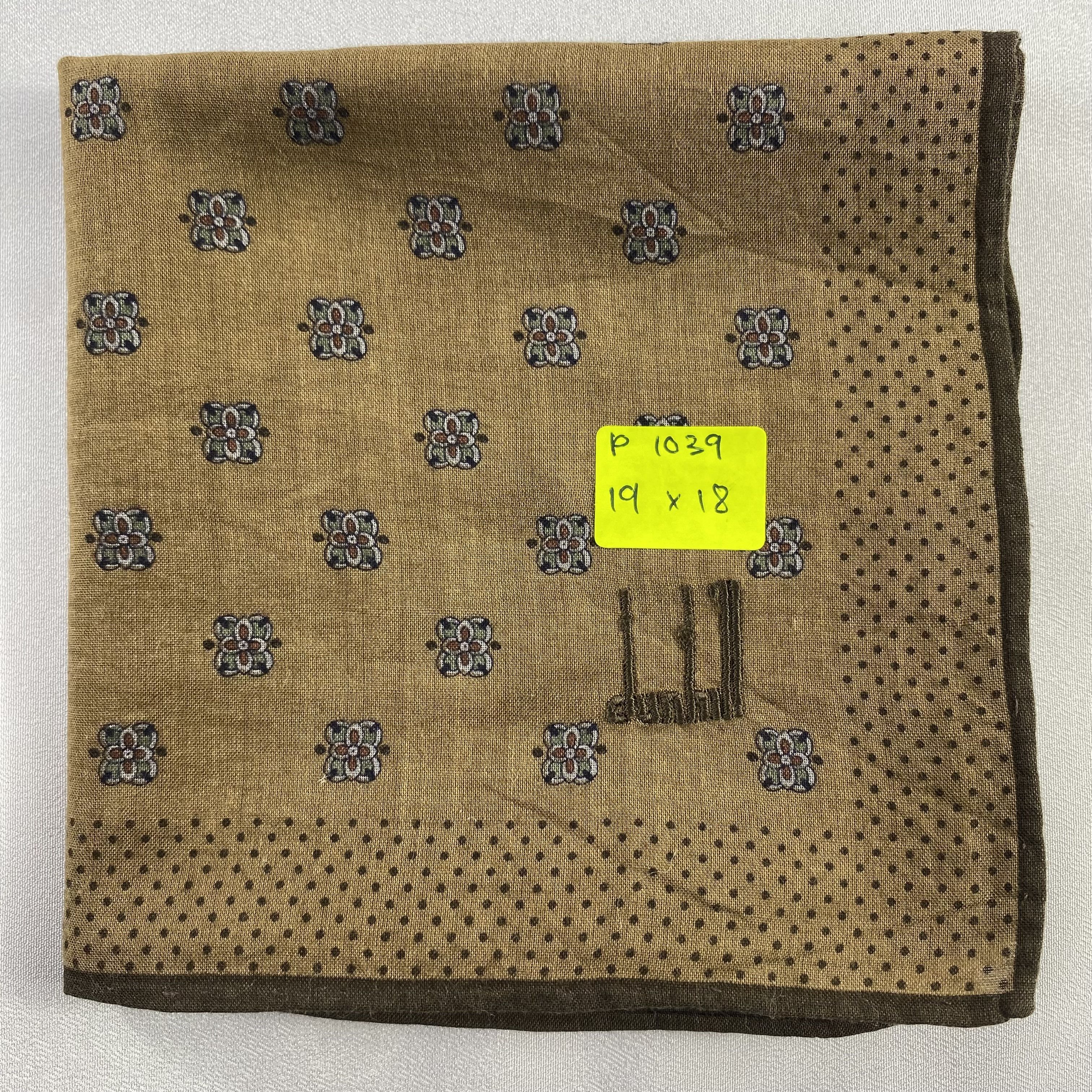Alfred Dunhill × Vintage Alfred Dunhill Handkerchief / Neckerchief / Bandana-P1039 Size ONE SIZE - 5 Thumbnail
