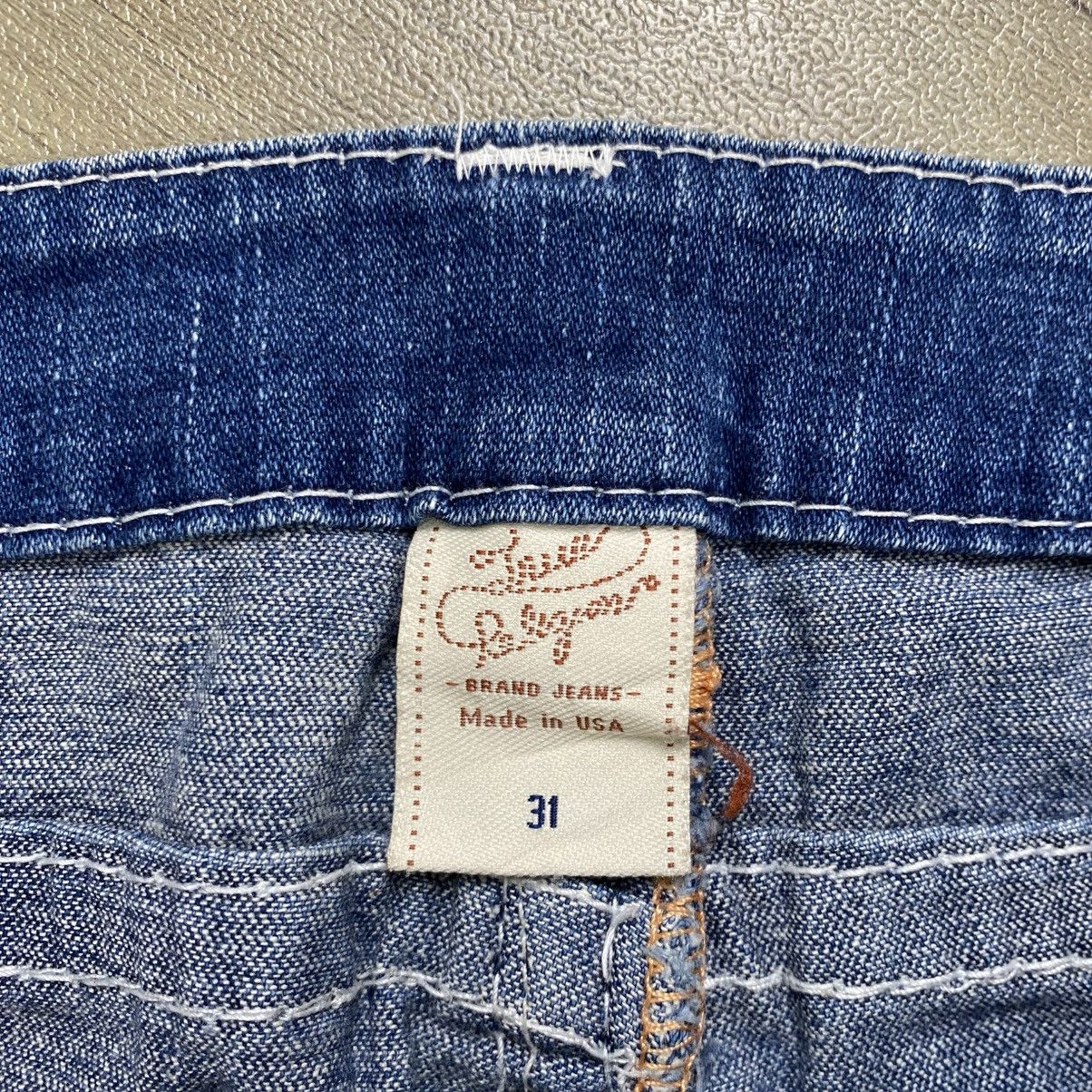 True Religion 2000s True Relligion Billy Super T Lgb Style Flared Jeans Size US 29 - 10 Thumbnail