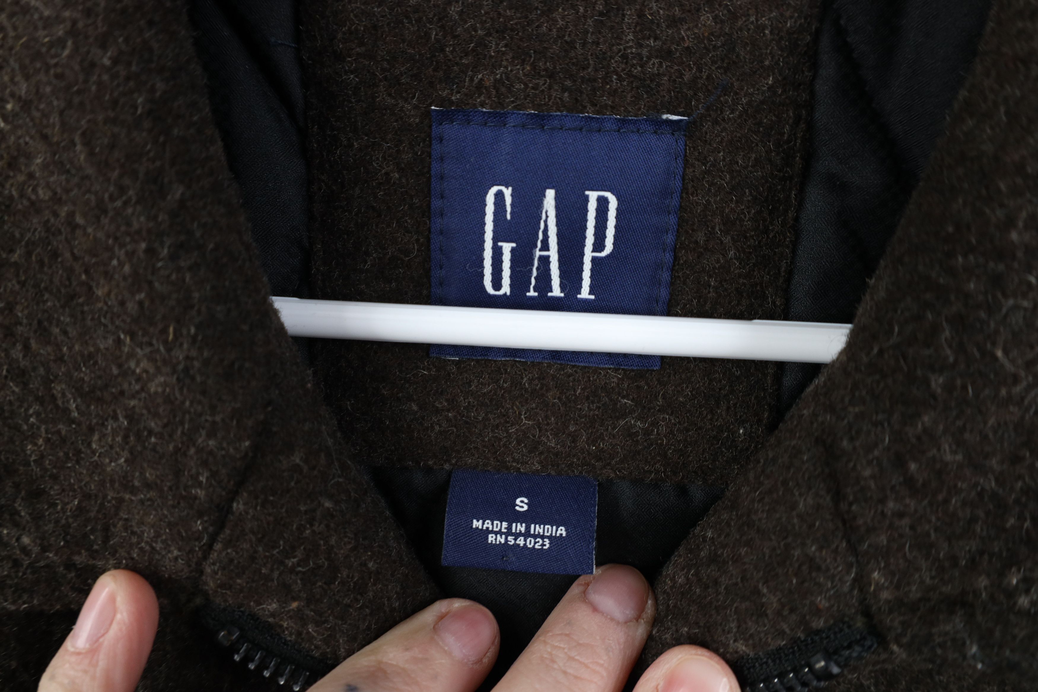 Vintage Y2K Gap Quilted Full Zip Bomber Jacket Brown Plaid
