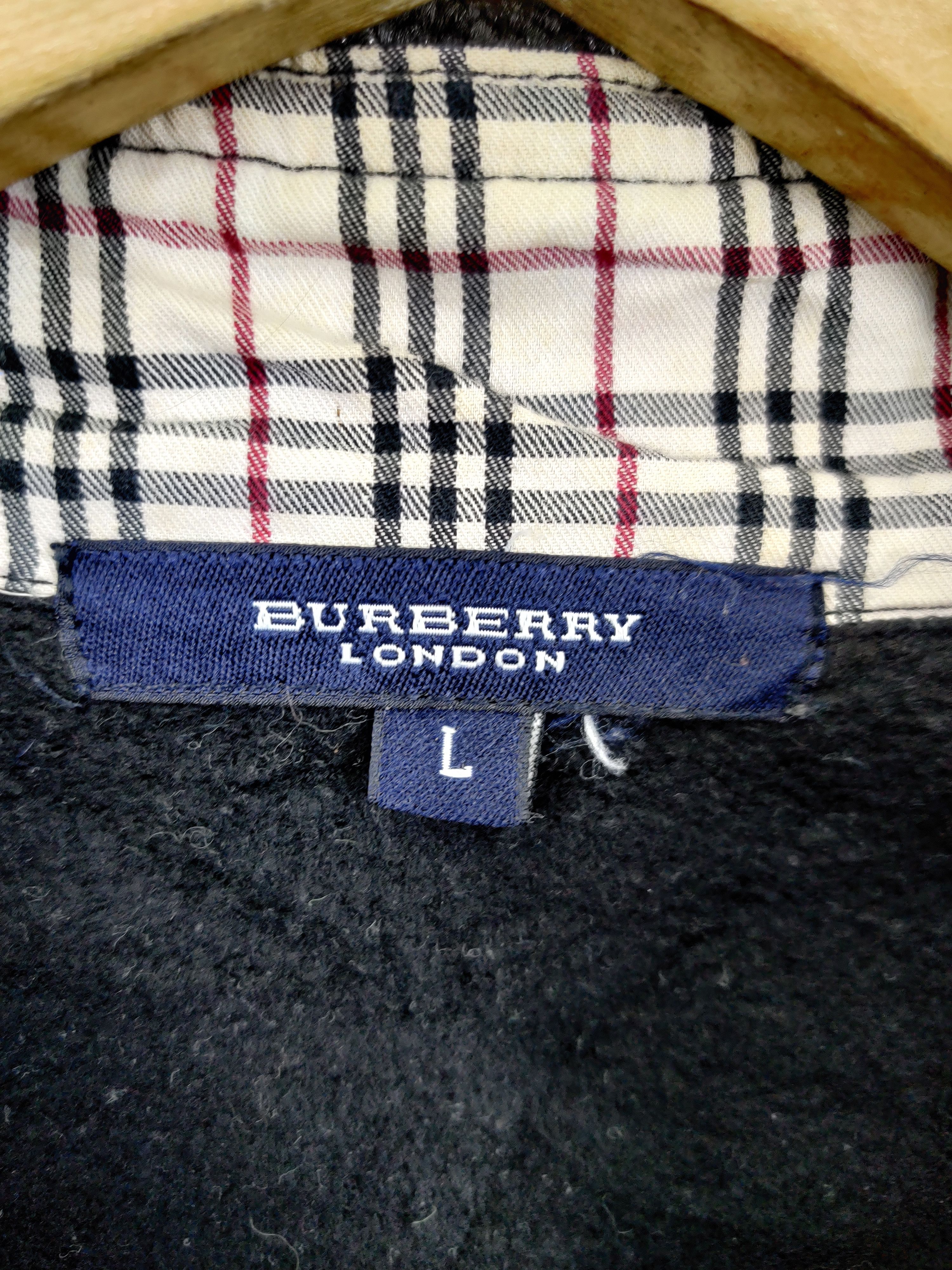 Burberry Burberry London Nova Check Half Zipper Sweatshirt Size US L / EU 52-54 / 3 - 11 Thumbnail