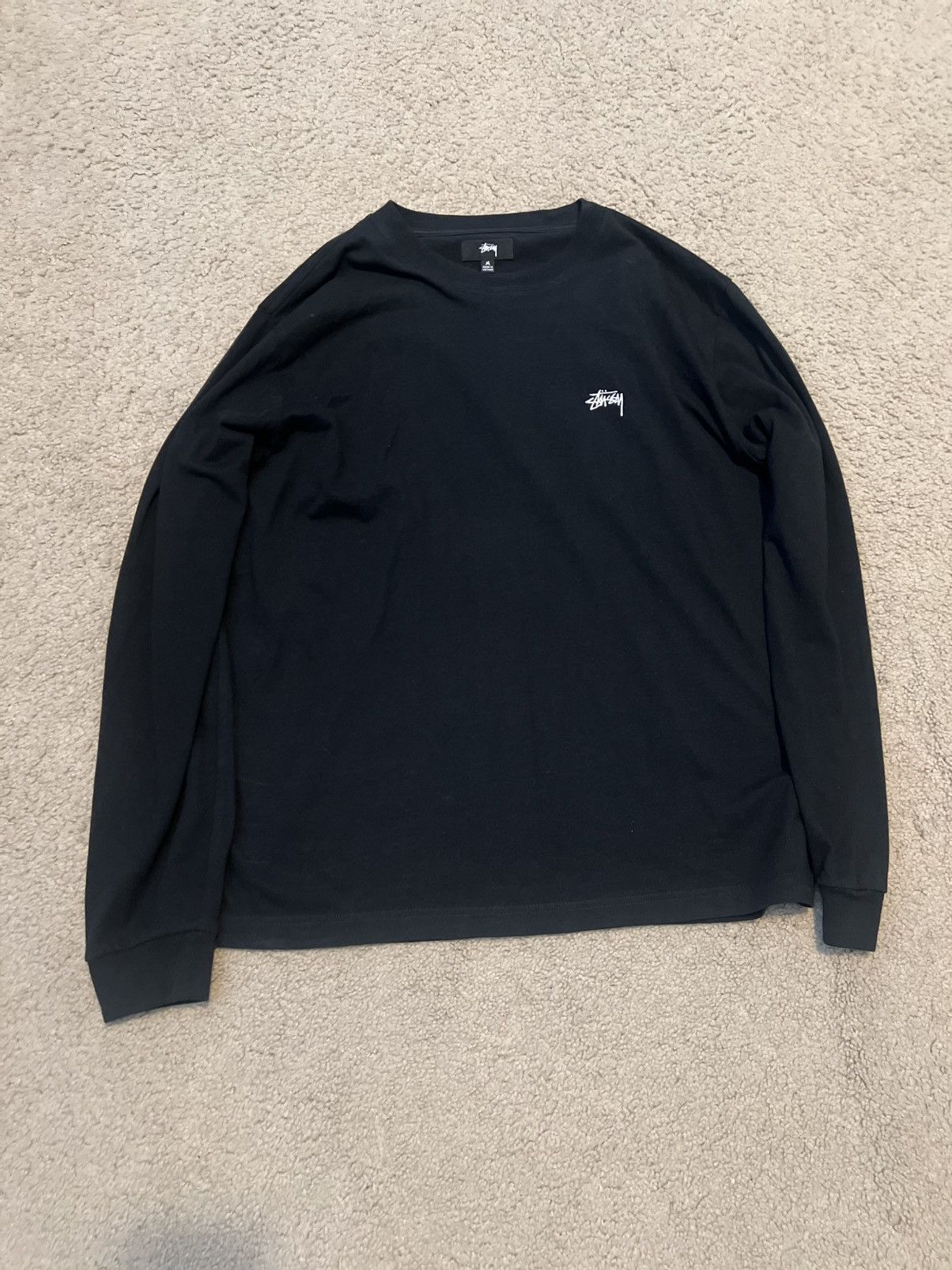 Stussy Black Long Sleeve Shirt