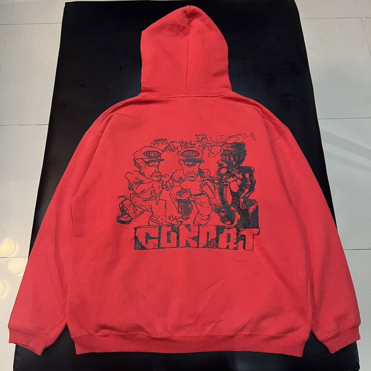 Rap Tees VINTAGE CONART GRAFFITI OLD SCHOOL HIP HOP HOODIE Size US L / EU 52-54 / 3 - 2 Thumbnail
