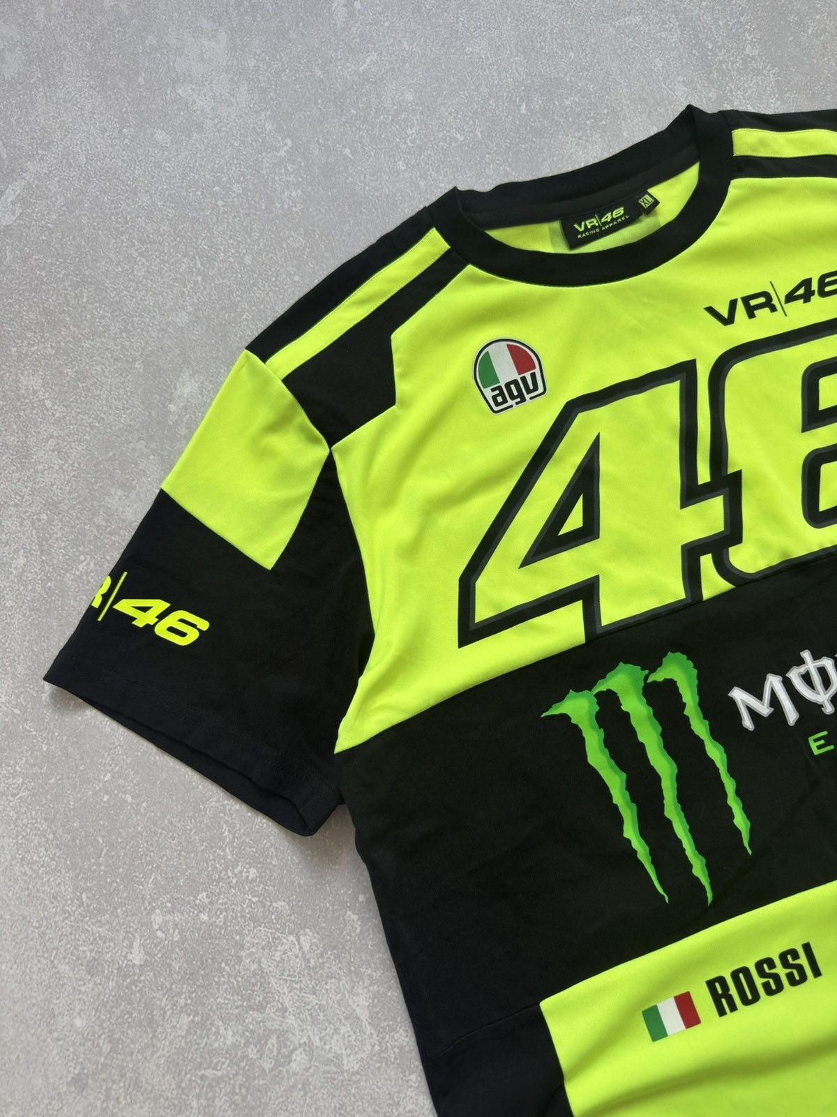 NASCAR Valentino Rossi VR46 Monster Energy Apparel Racing Shirt Size US XL / EU 56 / 4 - 4 Thumbnail