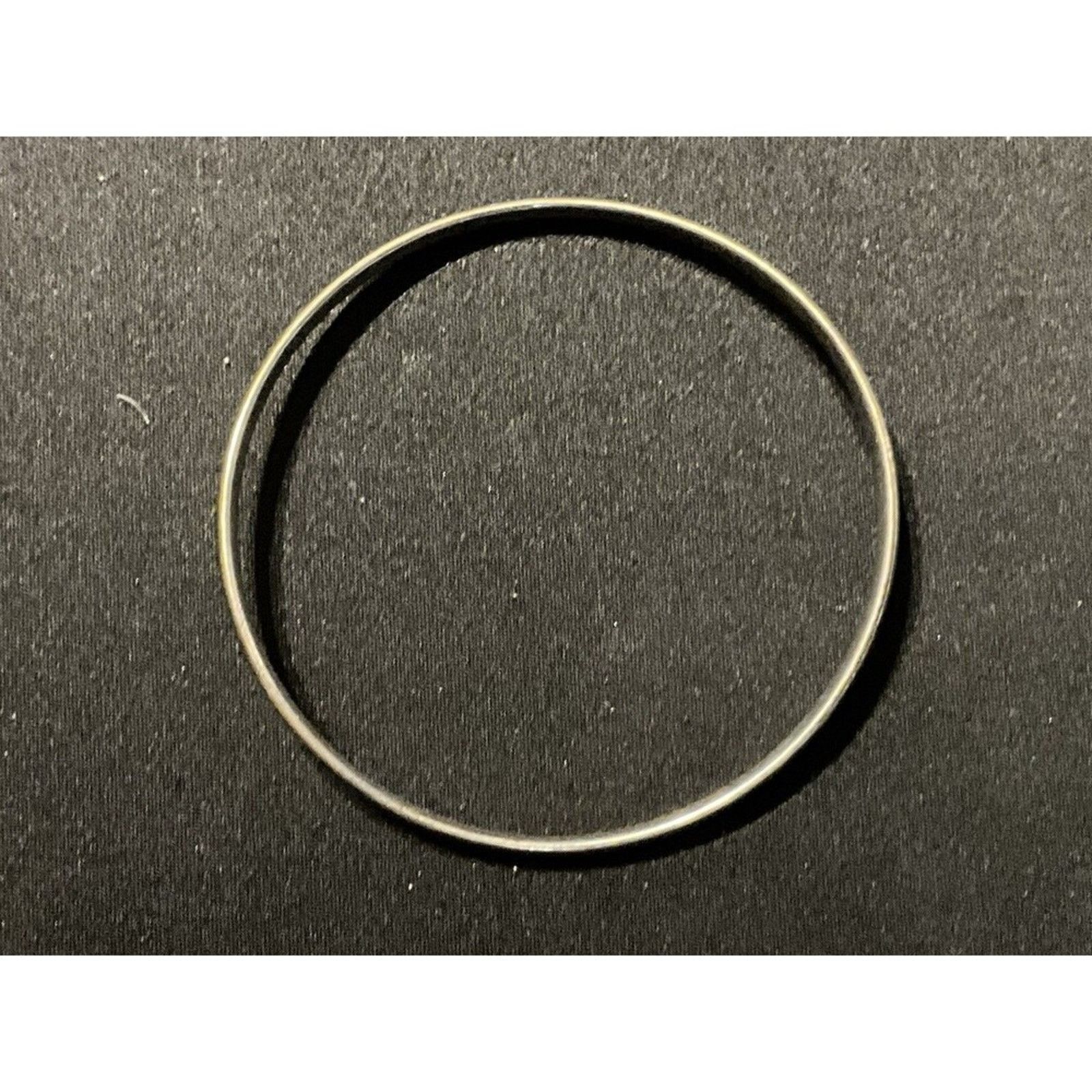 Other Silver Tone Abstract Shaped Stackable Bracelet Pair 8.25in Size ONE SIZE - 2 Thumbnail