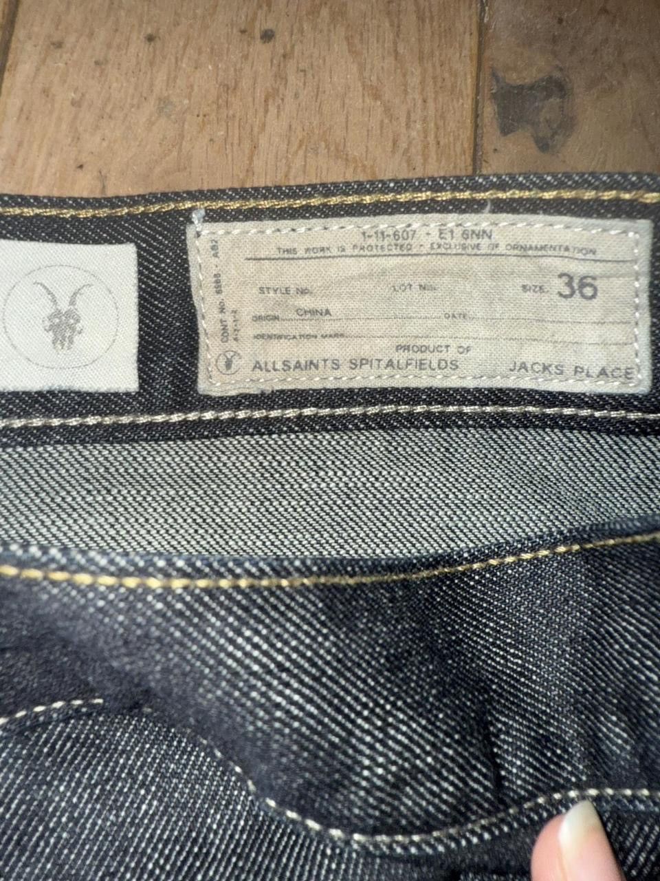 Allsaints ALLSAINTS black denim jeans Jack & Jones Size US 36 / EU 52 - 4 Thumbnail