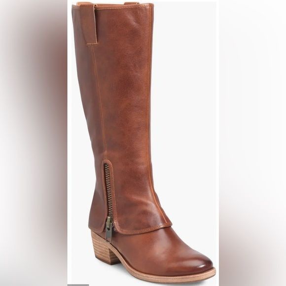 image of Kork Ease New Kork-Ease Kayla Ii Knee High Boot Brown Size 6.5 Cowboy 73 in Tan, Women's