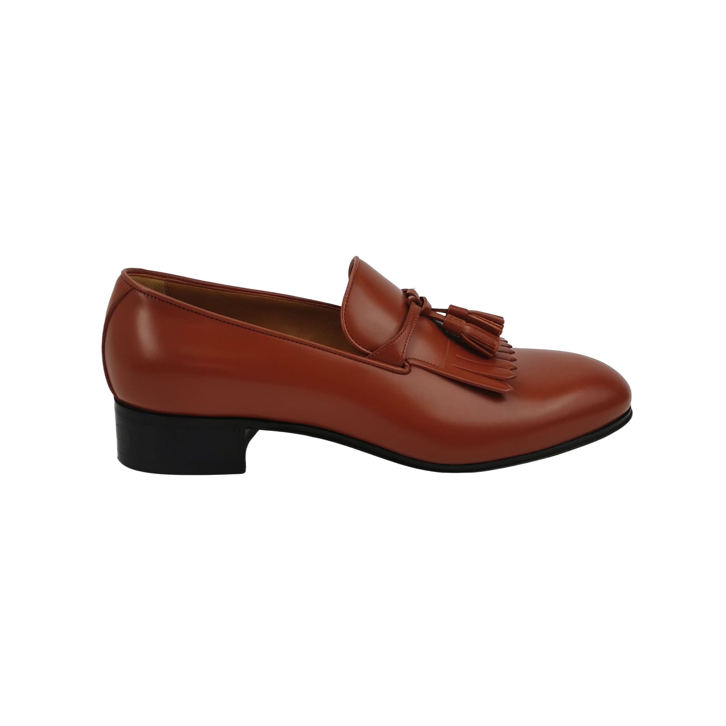 Gucci Gucci Tassel Kiltie Leather Loafers 7 Size US 8 / EU 41 - 1 Thumbnail
