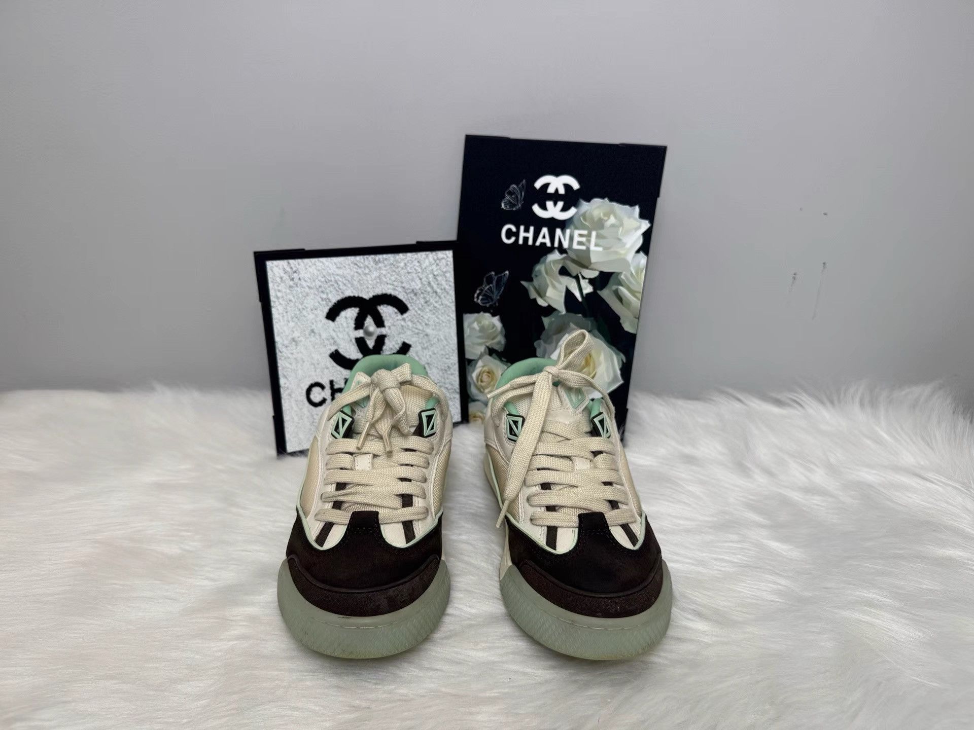 Dior Dior B713 Travis Scott x Dior Brown Green Sneakers K36 Size US 10 / EU 43 - 2 Thumbnail