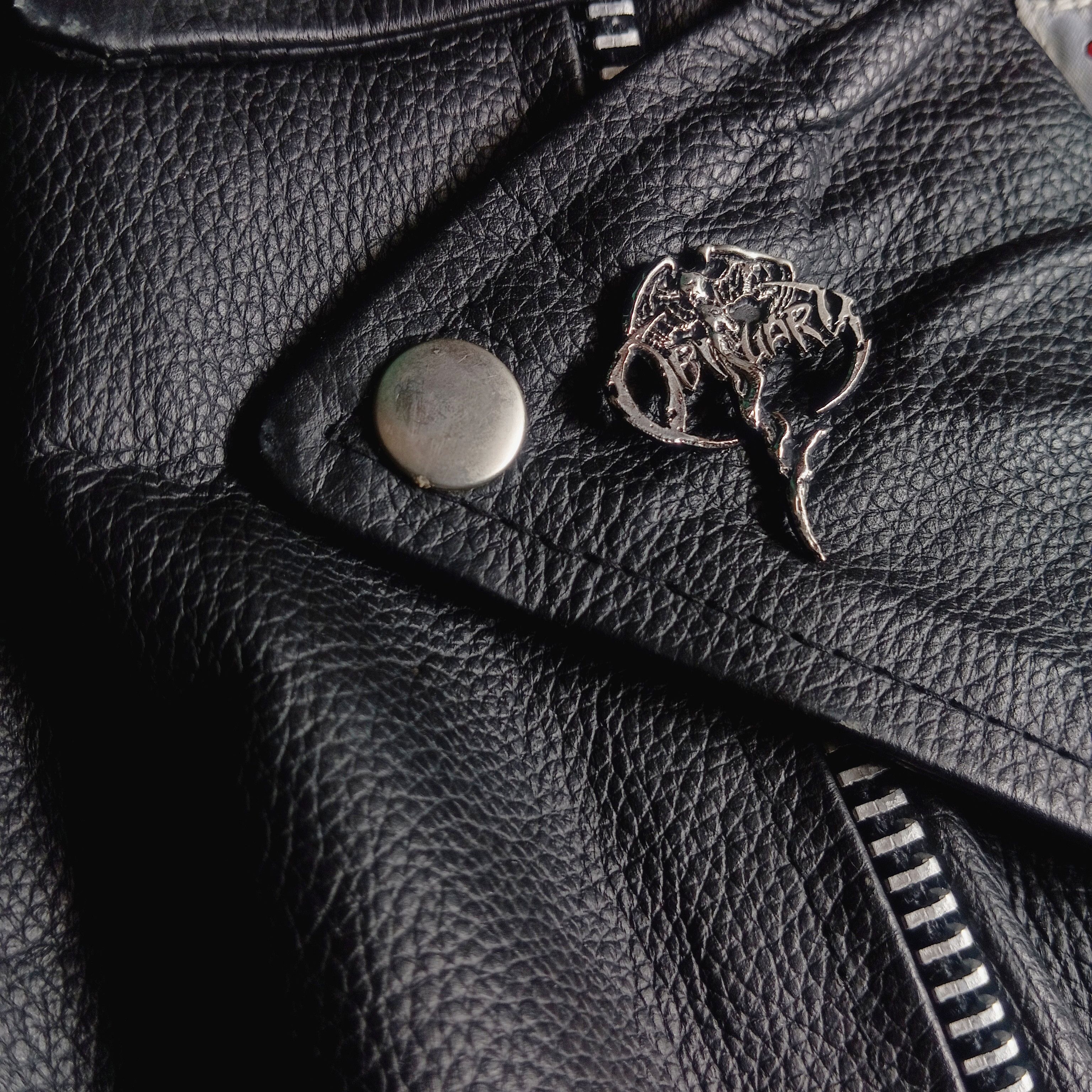 Other 1 of 1 vintage slayer motorcycle hand painted leather jacket Size US XL / EU 56 / 4 - 3 Thumbnail
