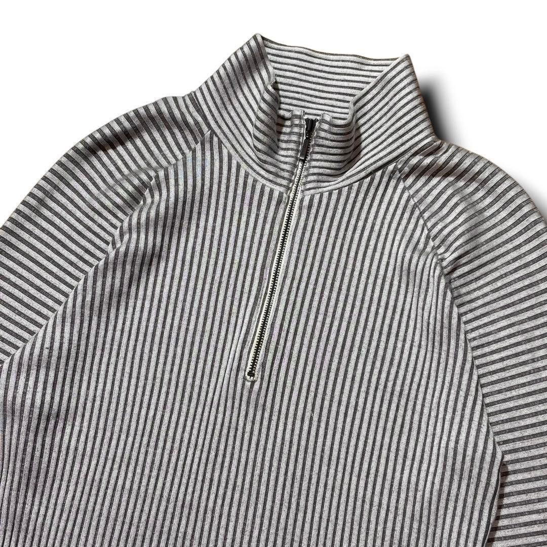 Jean Paul Gaultier Jean Paul Gaultier Y2K Archive Half-Zip Knit, Silver Size US L / EU 52-54 / 3 - 3 Thumbnail