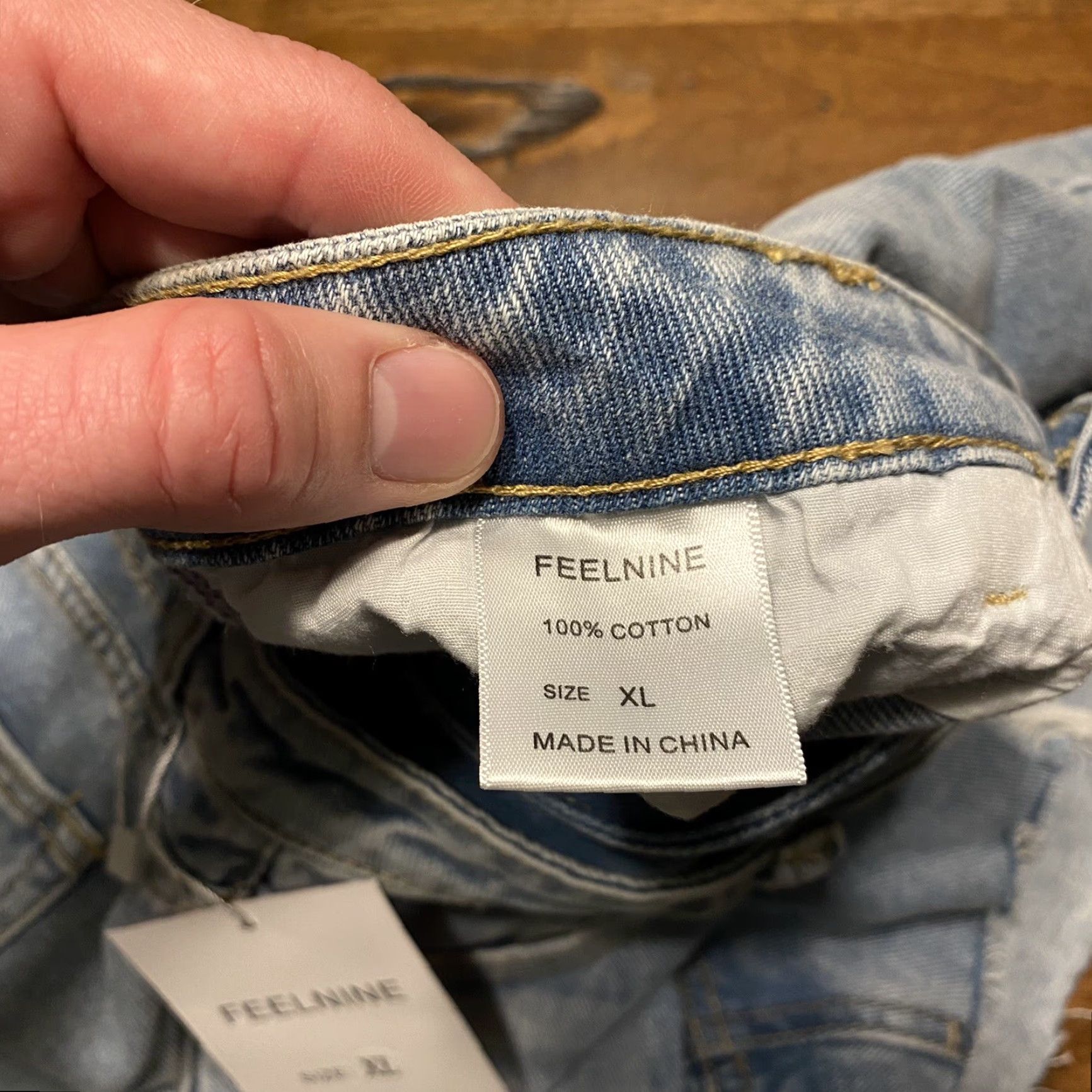 Vintage VINTAGE Feelnine Women's Shorts XL Light Wash Blue Denim Mom 31" Waist 3" Inseam Jeans Size 40" / US 18 - 5 Thumbnail