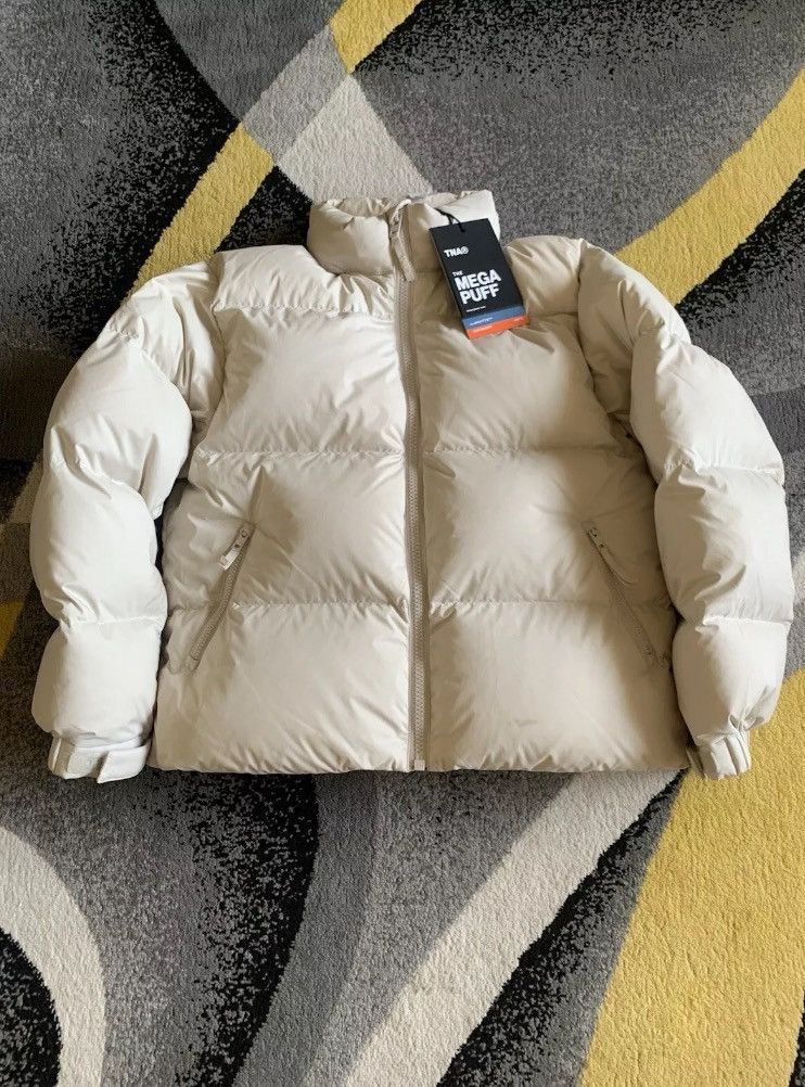 TNA TNA Mega Puff Beige Puffer Jacket Size ONE SIZE - 1 Thumbnail