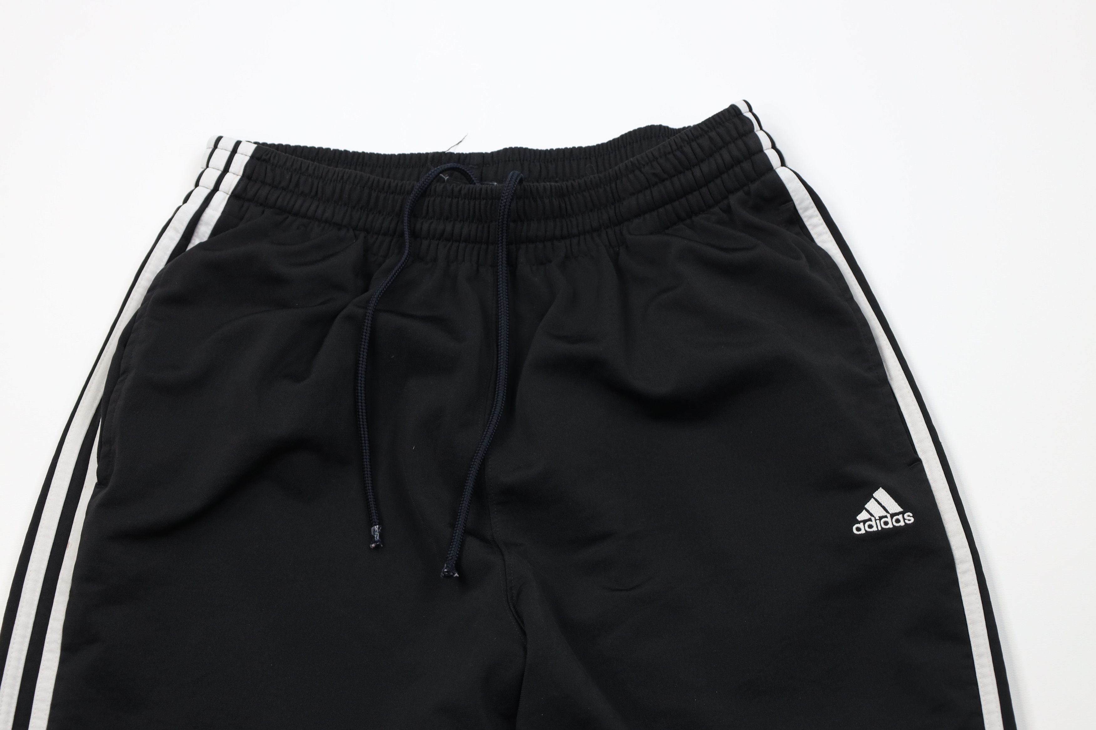 Adidas Vintage Y2K Adidas Striped Wide Leg Sweatpants Pants Black Size US 34 / EU 50 - 2 Thumbnail
