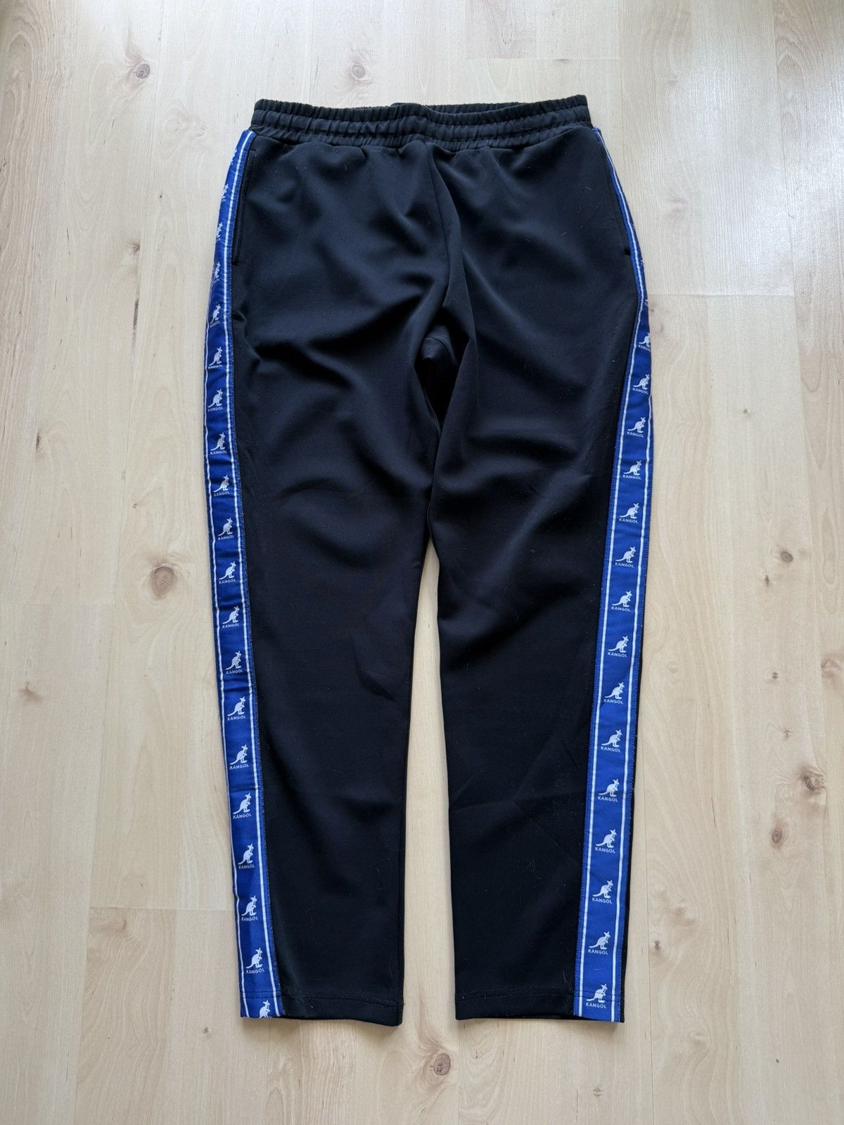 Kangol Kangol taped logo track pants vintage size L Size US 34 / EU 50 - 1 Thumbnail