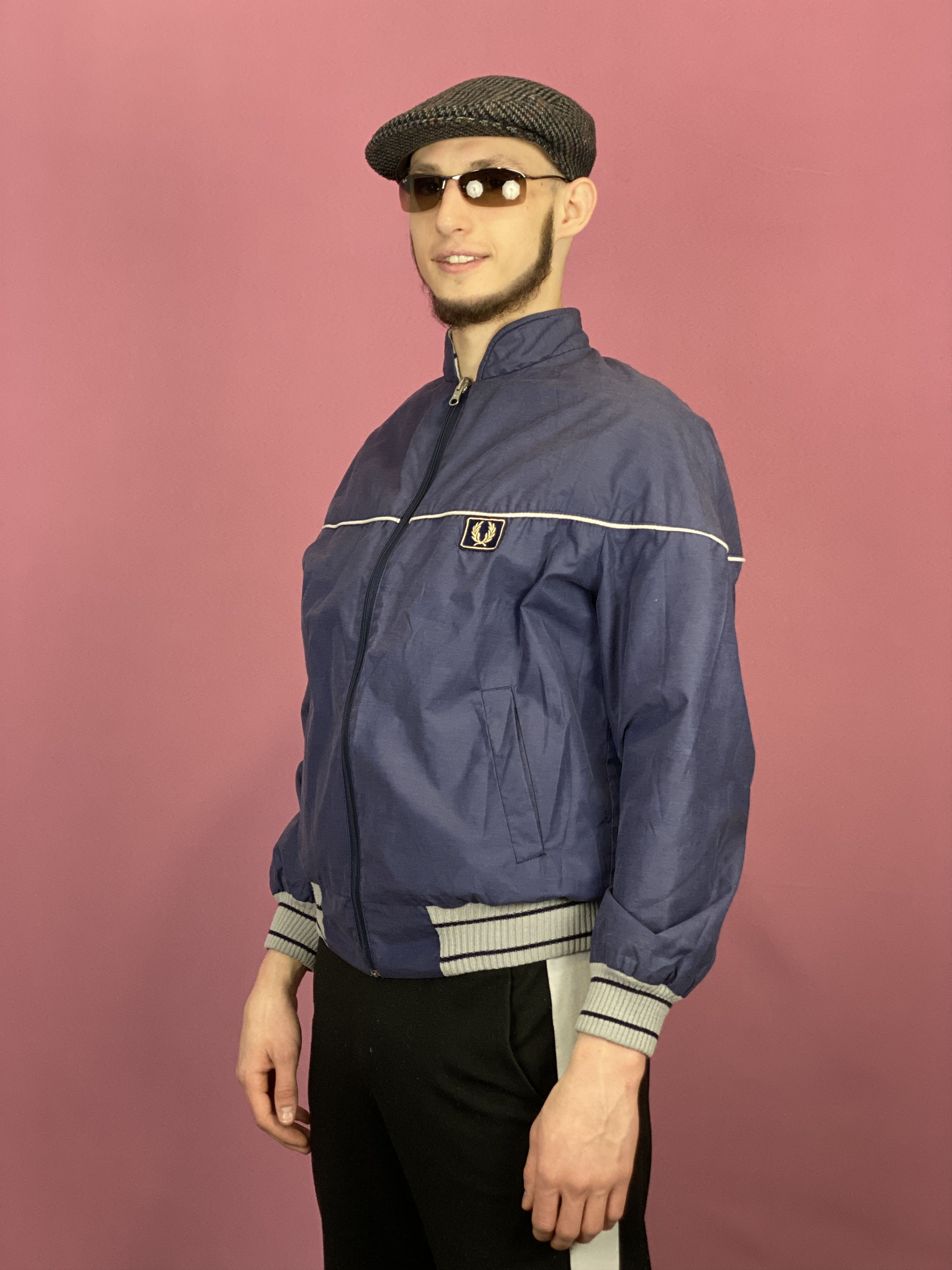 Fred Perry × Vintage 90s Fred Perry Vintage Men's Bomber Reversible Jacket Size US M / EU 48-50 / 2 - 3 Thumbnail