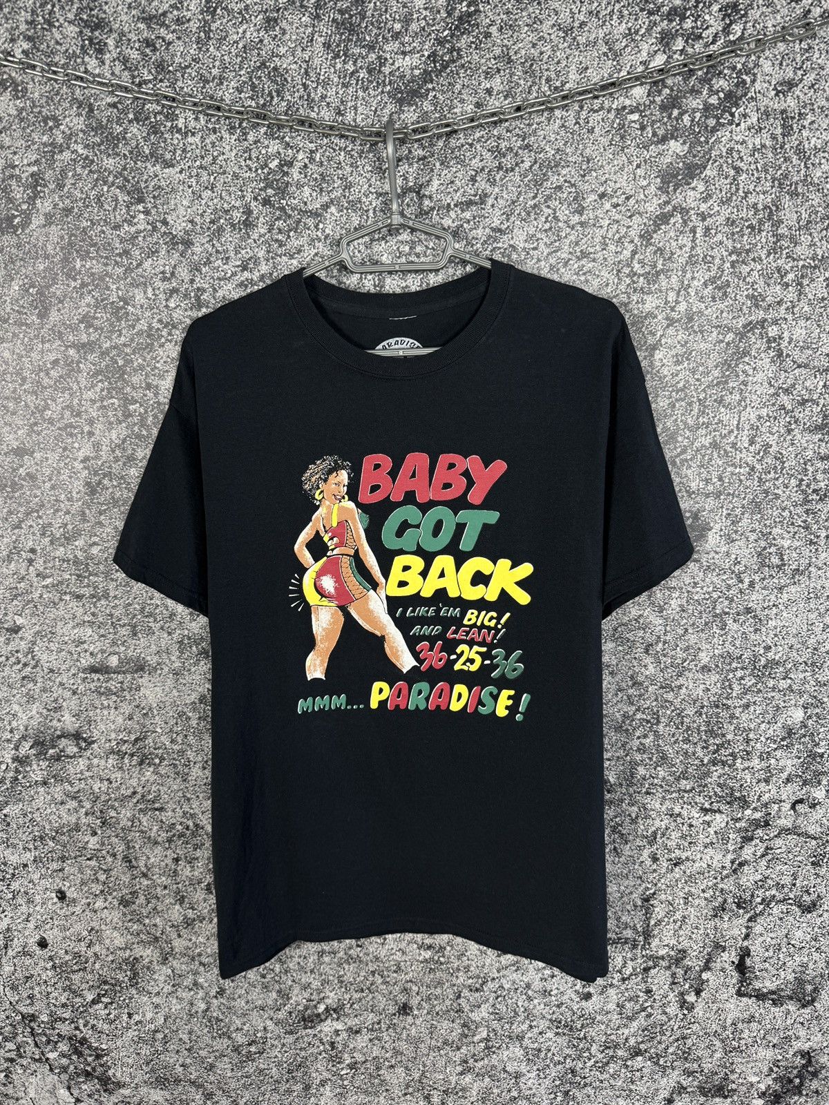 Paradise Paradise NYC Baby Got Back Graphic Tee Made in USA Rap 90s Size US L / EU 52-54 / 3 - 1 Thumbnail