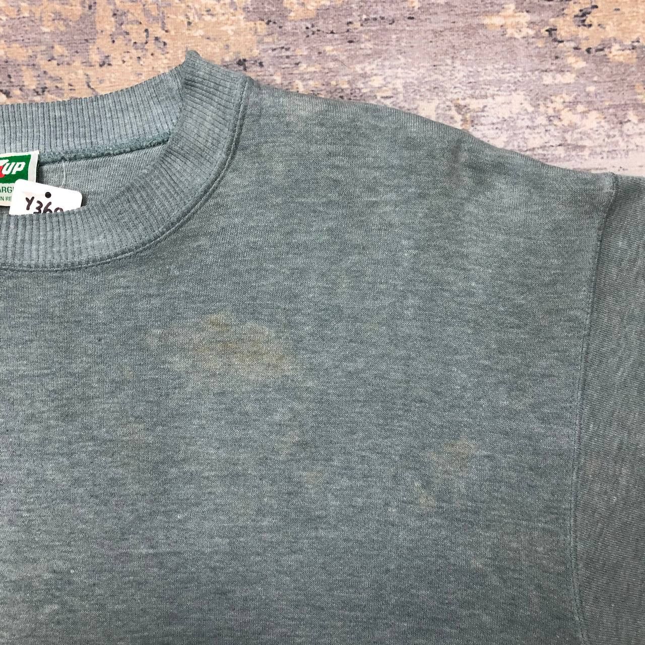 Vintage Y360 VTG SUN FADED DISTRESSED AMERICAN TASTE 7UP SWEATSHIRT Size US L / EU 52-54 / 3 - 6 Thumbnail