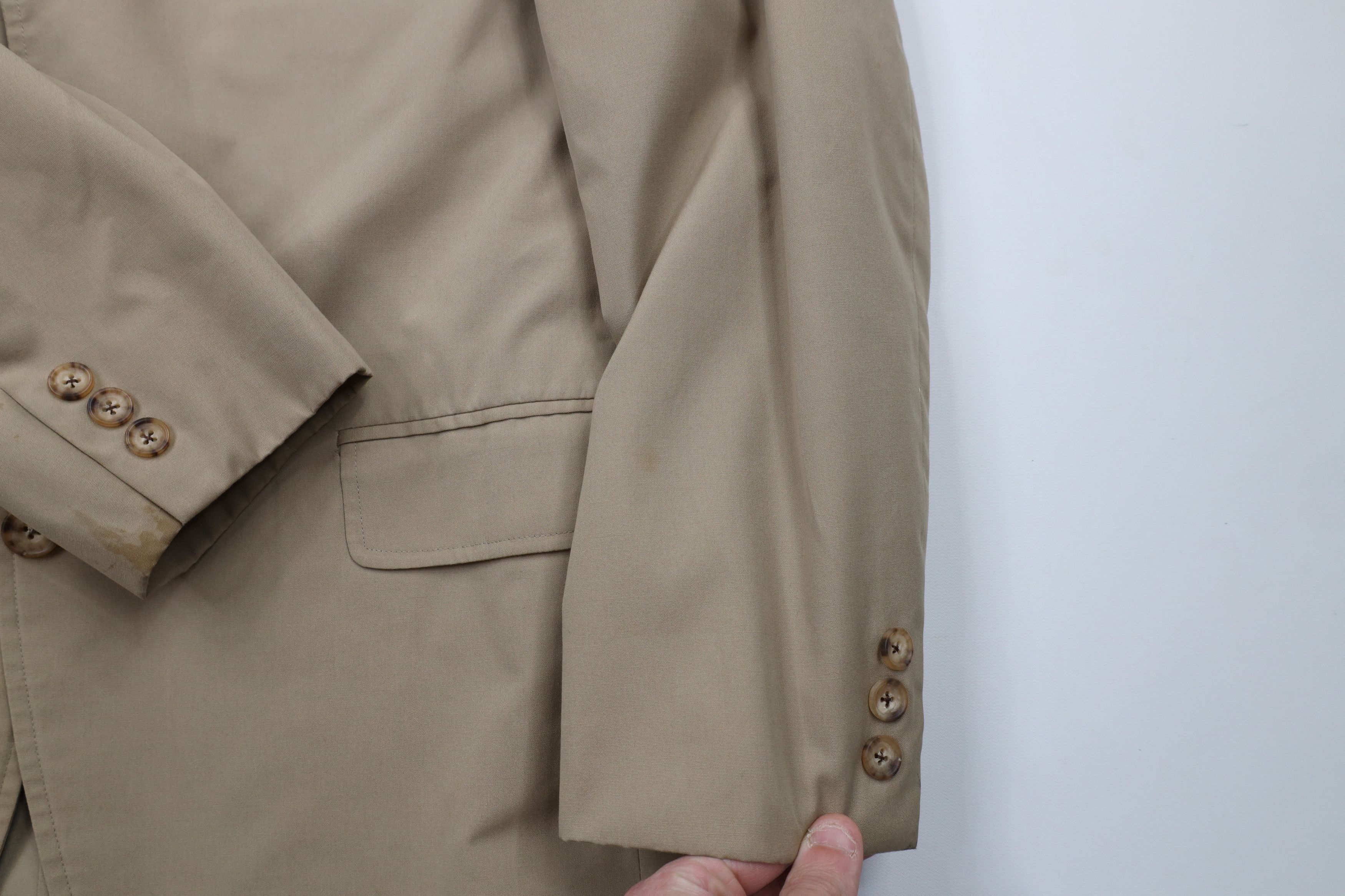 Vintage Vintage 70s Streetwear 2 Piece Wedding Suit Bell Bottoms Size 42R - 4 Thumbnail
