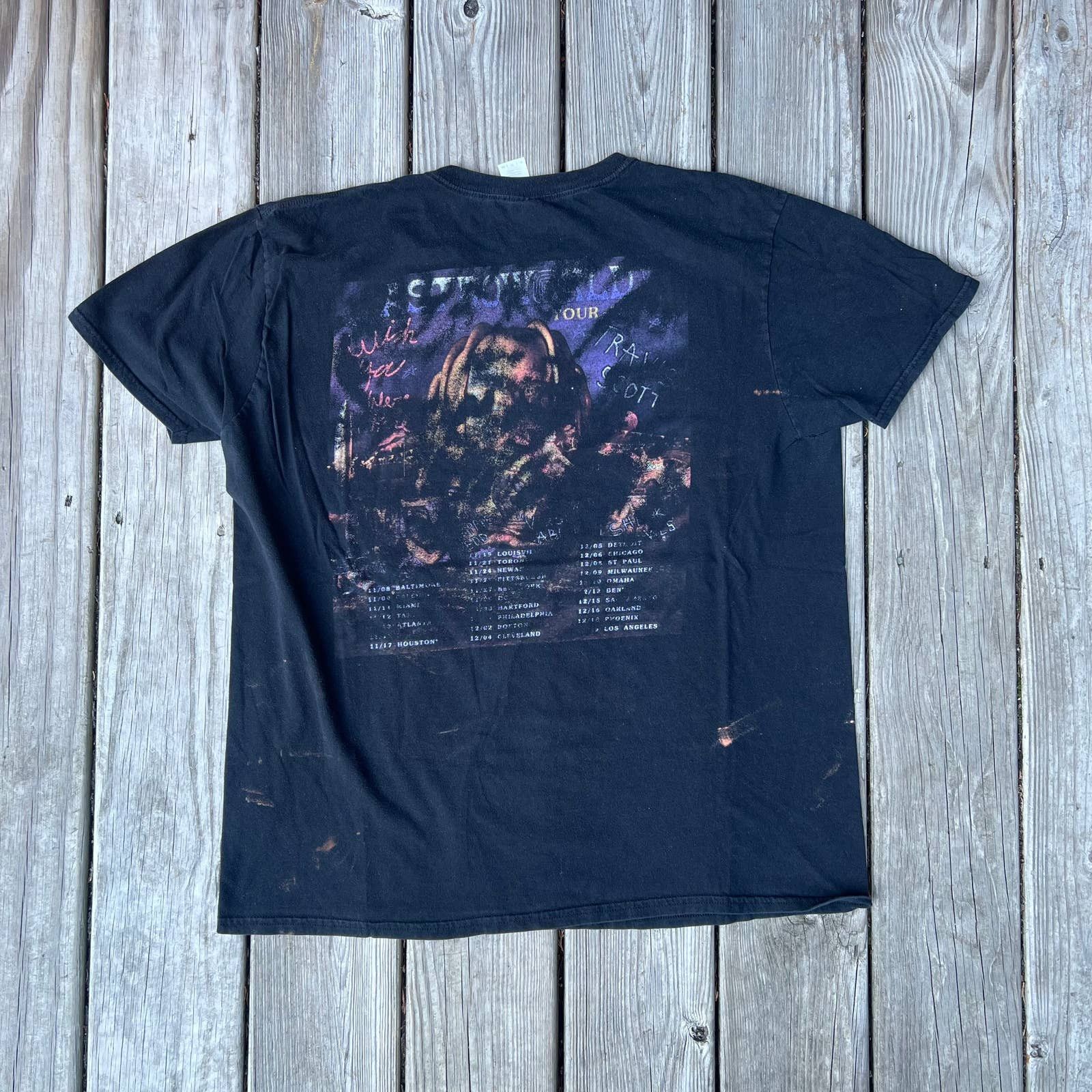 Band Tees × Pink Floyd × Vintage 1992 Travis Scott Pink