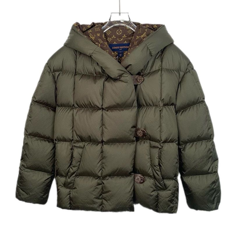 Louis Vuitton Louis Vuitton Green inside logo presbyopia full print hood Size XXS / US 00 / IT 34 - 1 Thumbnail