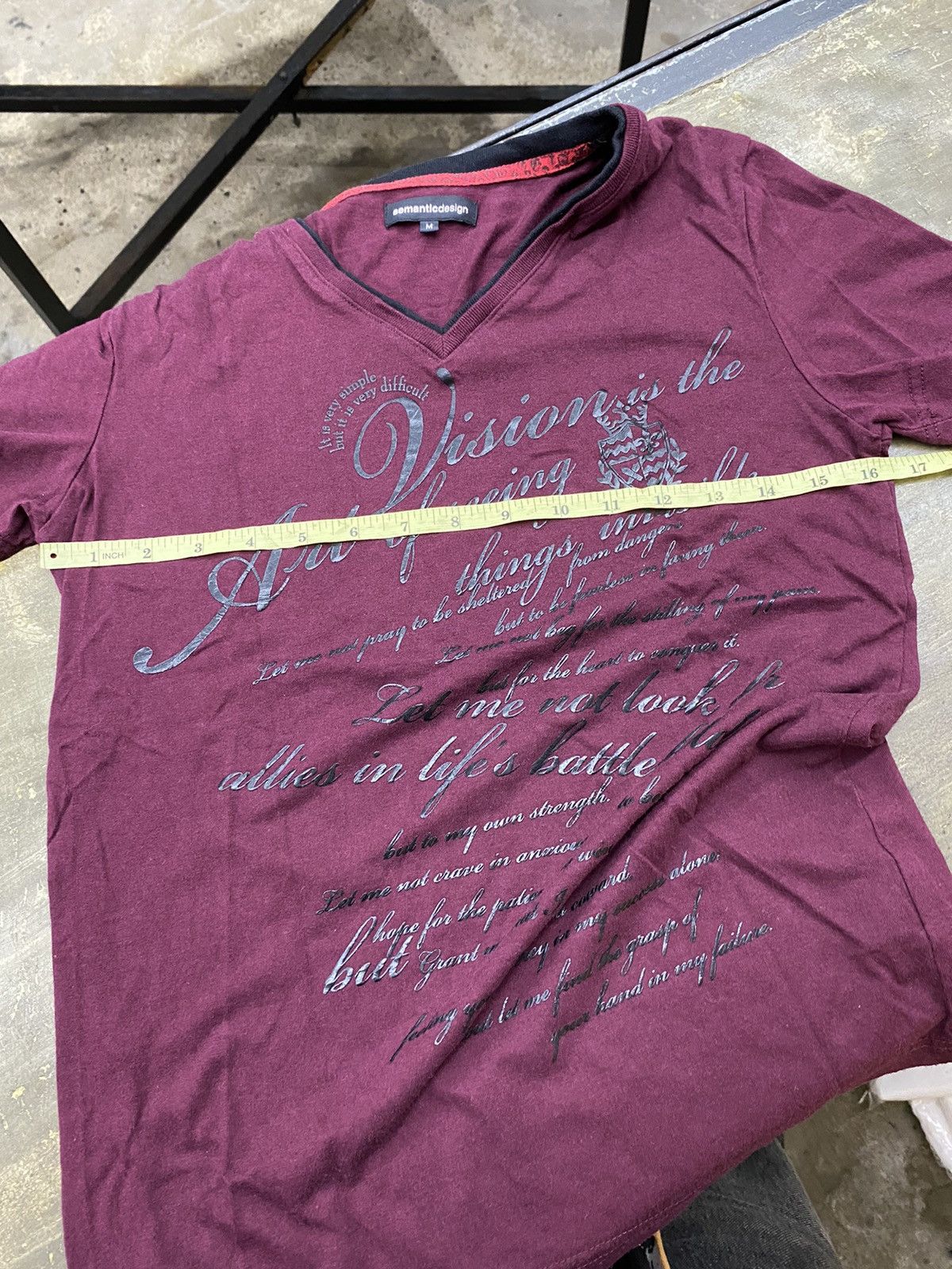 If Six Was Nine × Japanese Brand × semanticdesign 💥BindingOffer💥semantic design font tees Size US S / EU 44-46 / 1 - 5 Thumbnail