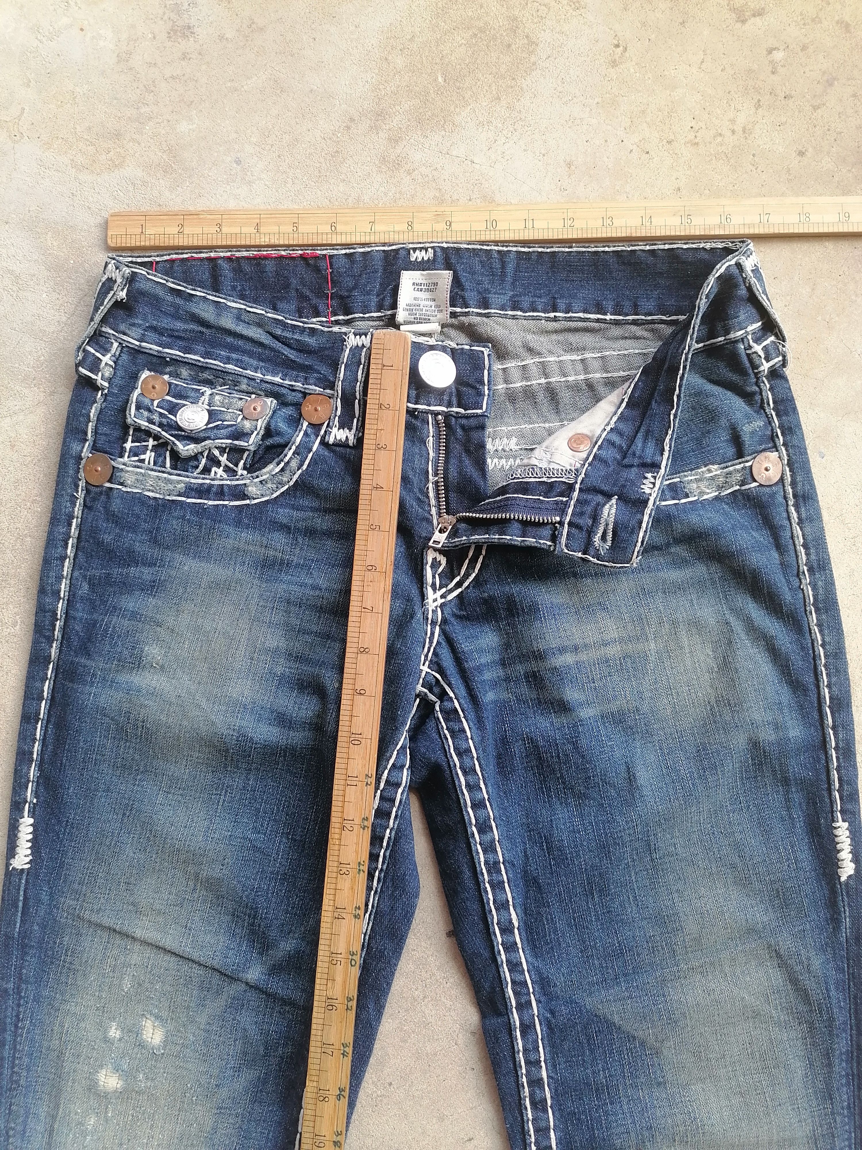 True Religion True Religion Joey Super T Flared Jeans Size US 30 / EU 46 - 3 Thumbnail