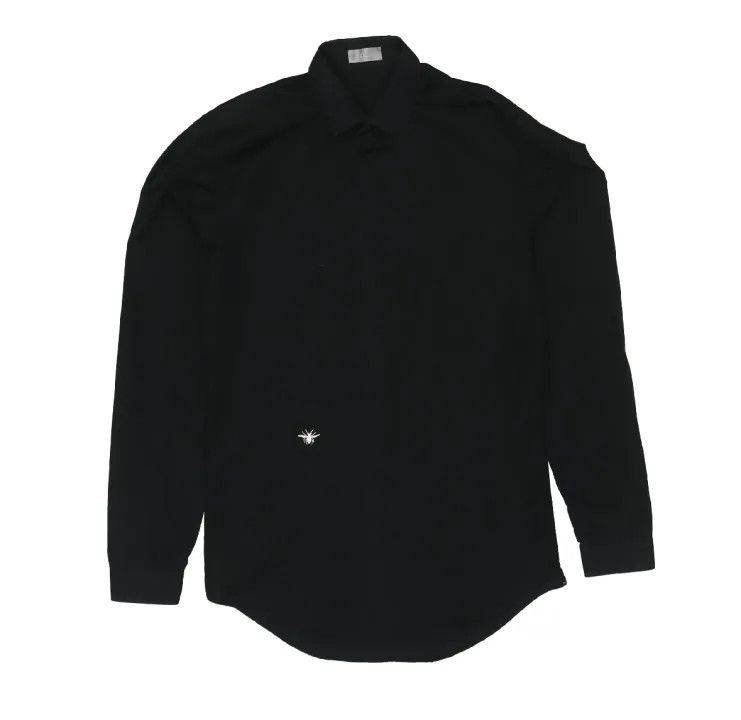 Dior Dior Long Sleeve Shirt with Bee Embroidery 0079 Size US M / EU 48-50 / 2 - 1 Thumbnail