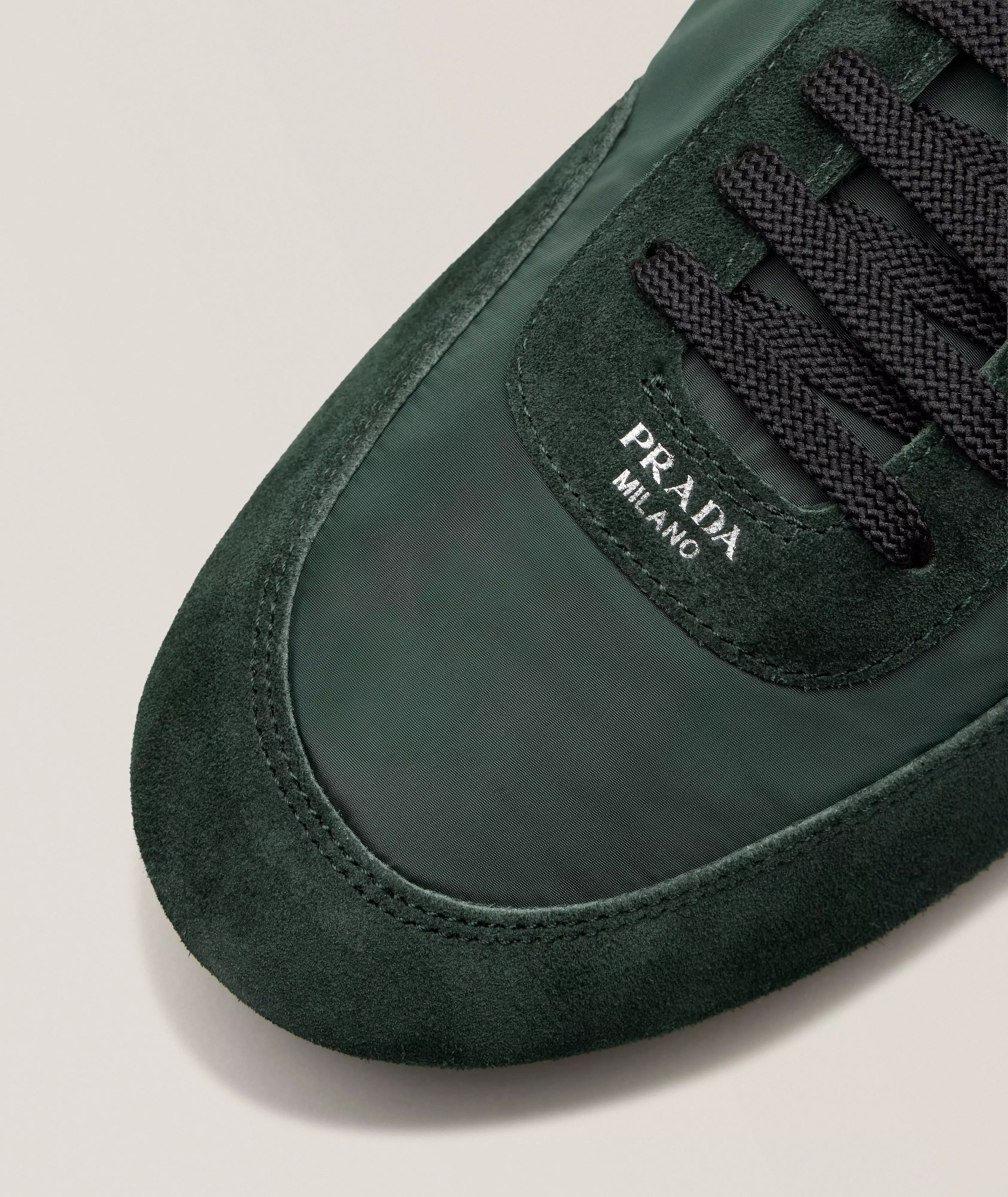 Prada o1w1db10526 Collapse Re-Nylon Suede Elasticized Sneakers Size US 9 / EU 42 - 4 Thumbnail