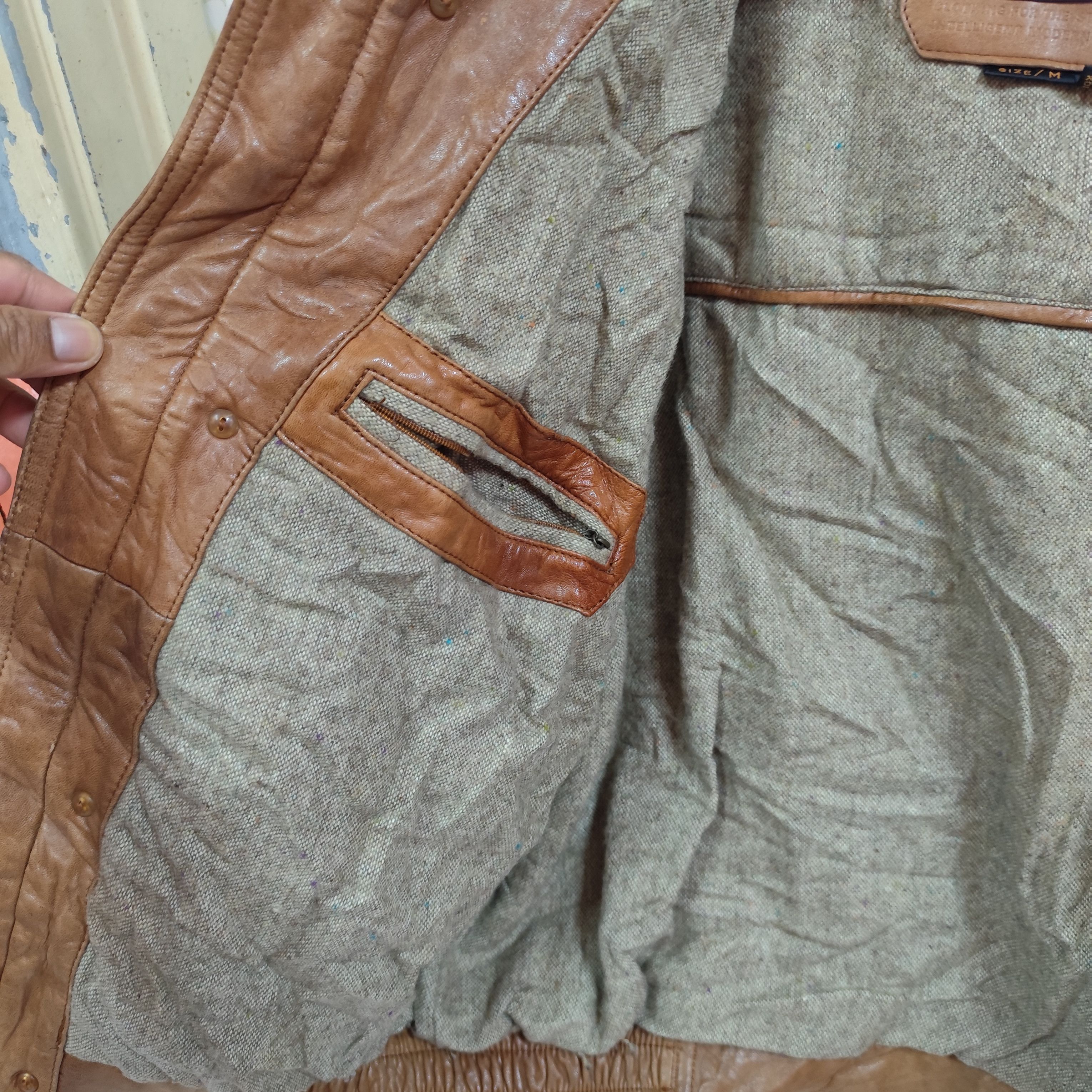 Designer × Japanese Brand × Vintage VINTAGE D'HOMME A HOMME SHEEPSKIN LEATHER JACKET Size US M / EU 48-50 / 2 - 8 Thumbnail