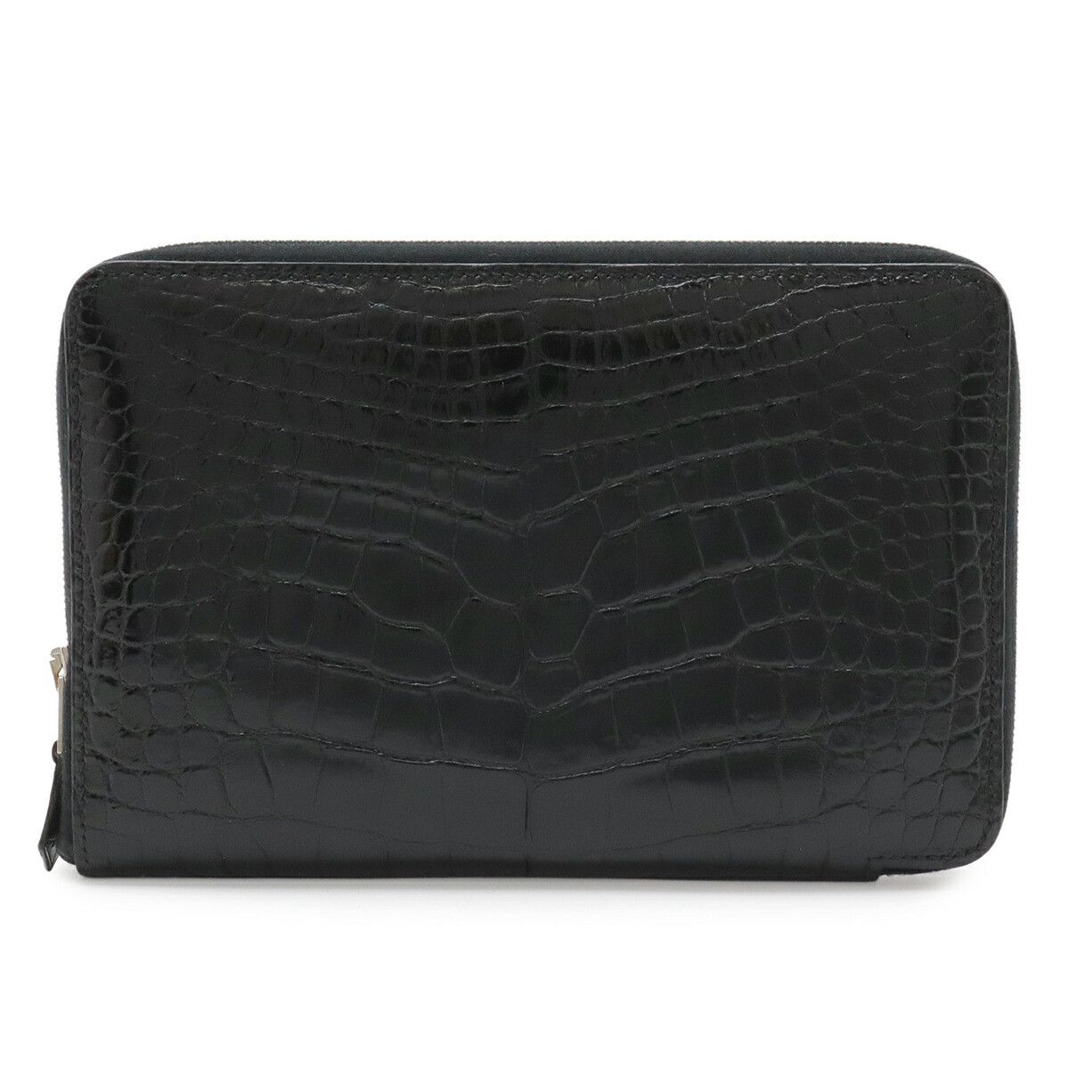 Hermes Hermes Hermes Azap Combine Alligator Long Wallet Leather Long Wallet Stamp N (2010) DUTY FREE for USA Size ONE SIZE - 1 Thumbnail