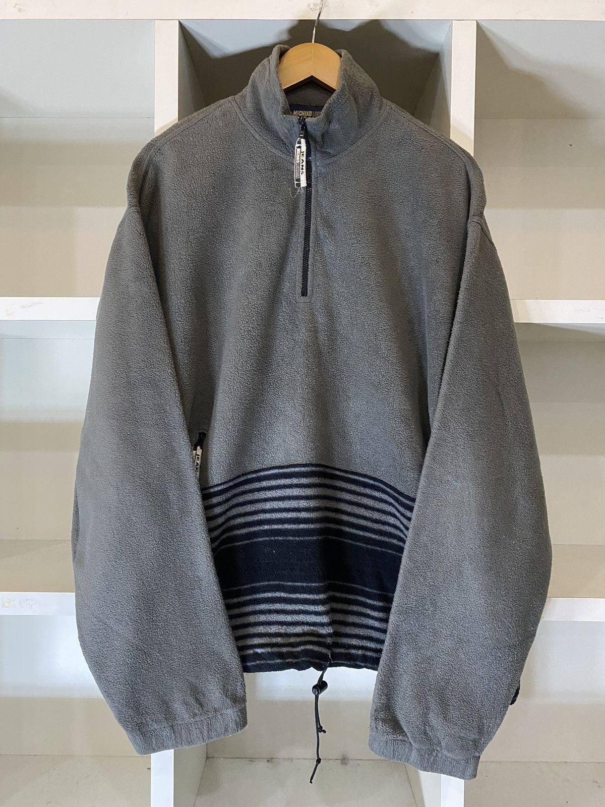 Michiko Koshino London Michiko London Jeans Fleece Jacket Size US L / EU 52-54 / 3 - 9 Thumbnail
