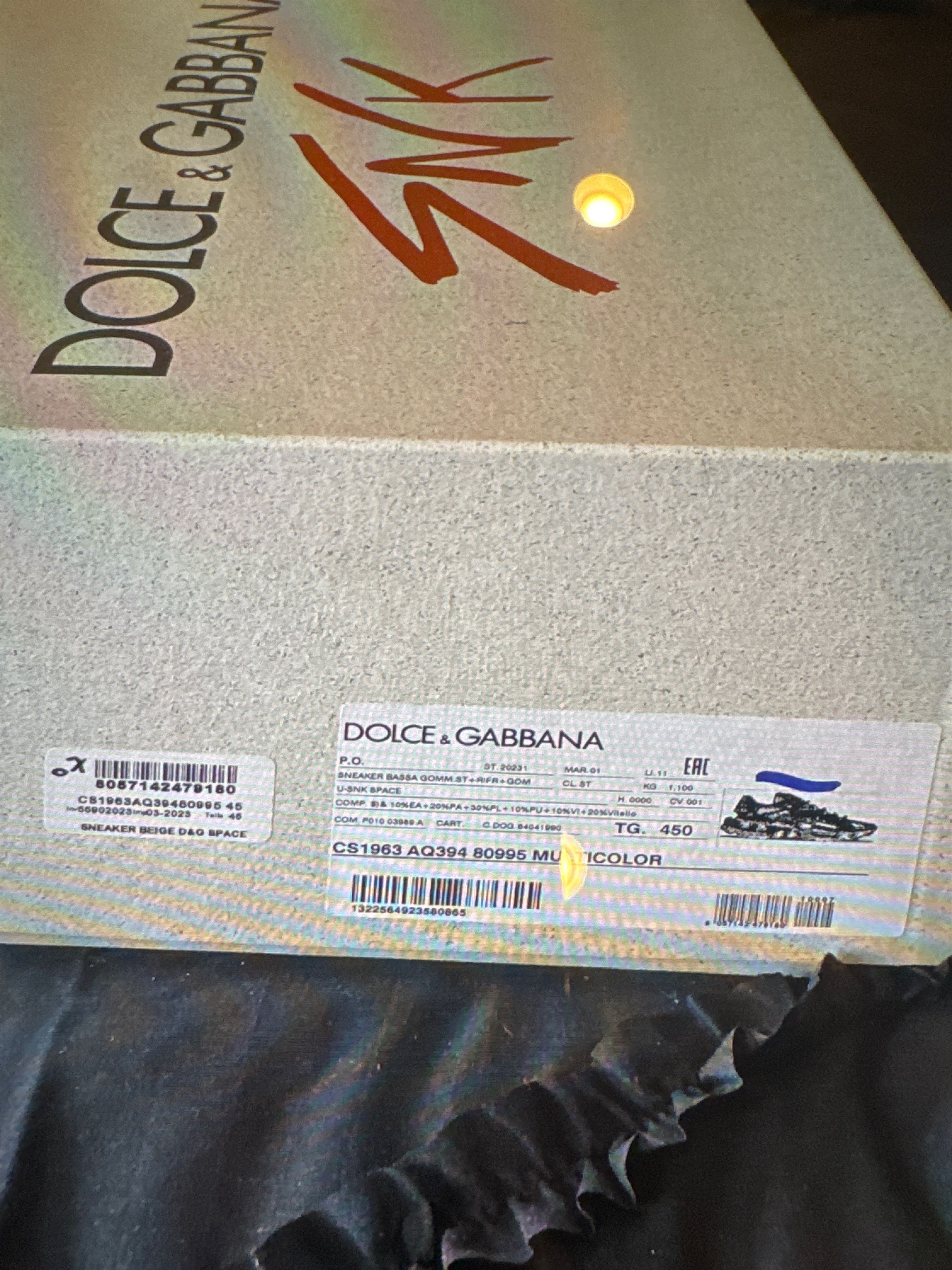 Dolce & Gabbana Dolce & Gabbana SNK ‘Dad Space’ Sneakers Size US 12 / EU 45 - 2 Thumbnail