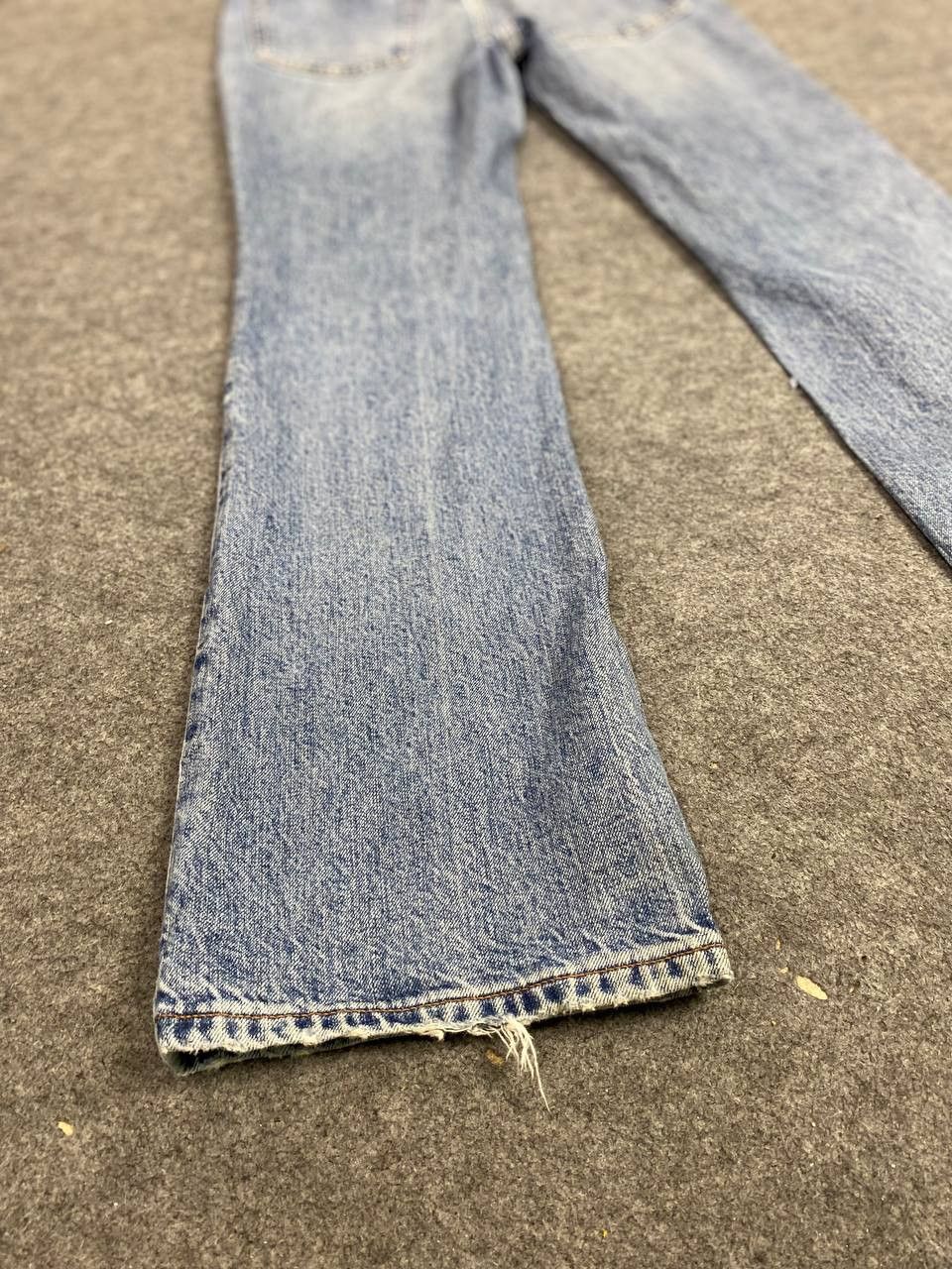 GU GU japanese brand bootcut flare distressed denim Size US 28 / EU 44 - 4 Thumbnail