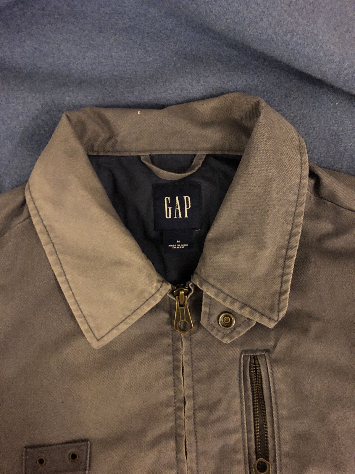 Gap Grey military style jacket Size US M / EU 48-50 / 2 - 3 Thumbnail