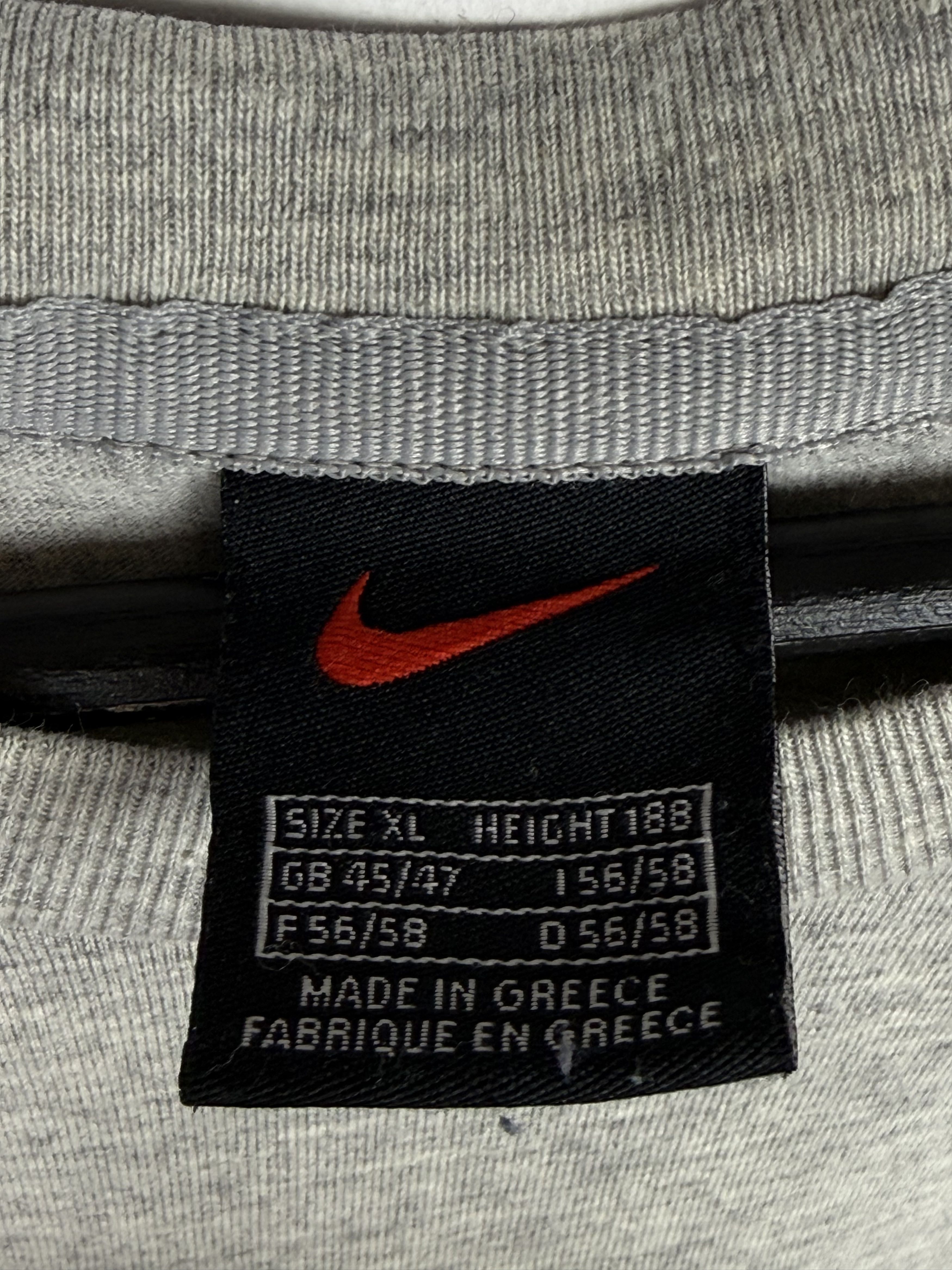 Nike Vintage 90s Nike Swoosh Logo T-shirt Grey Size XL Size US XL / EU 56 / 4 - 5 Thumbnail
