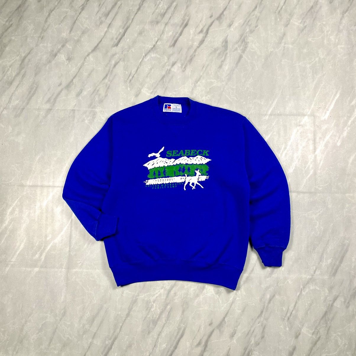 Russell Athletic Vintage y2k Seabeck United Methodist Crewneck Size US L / EU 52-54 / 3 - 1 Thumbnail