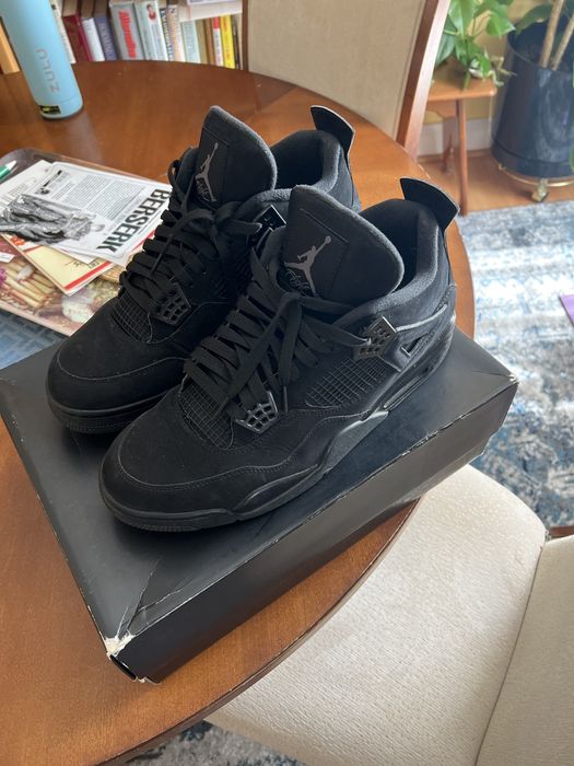 jordan retro 4 black cat size 9