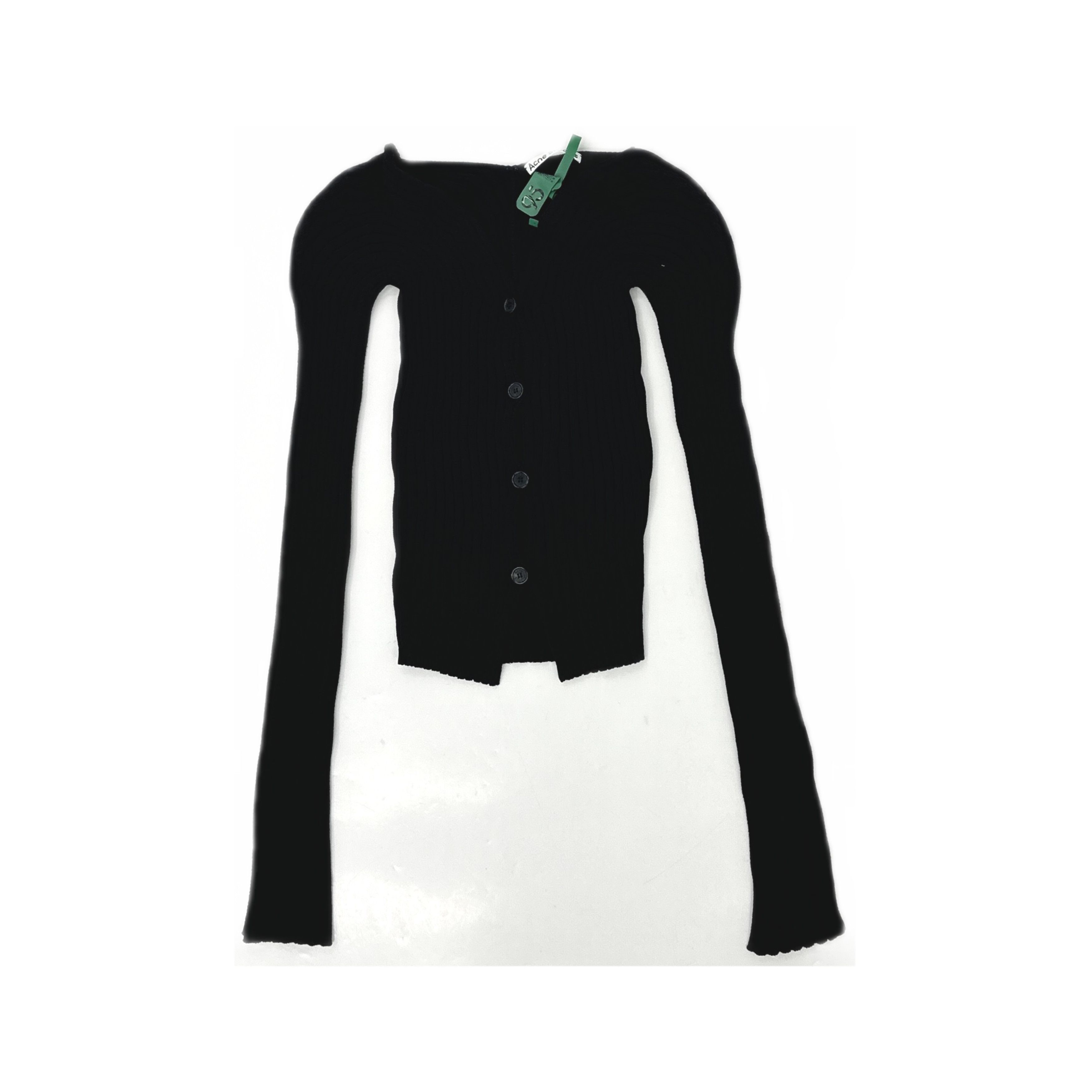 Acne Studios Acne Studios Ribbed Knit Button Up Cardigan Size S Size S / US 4 / IT 40 - 1 Thumbnail