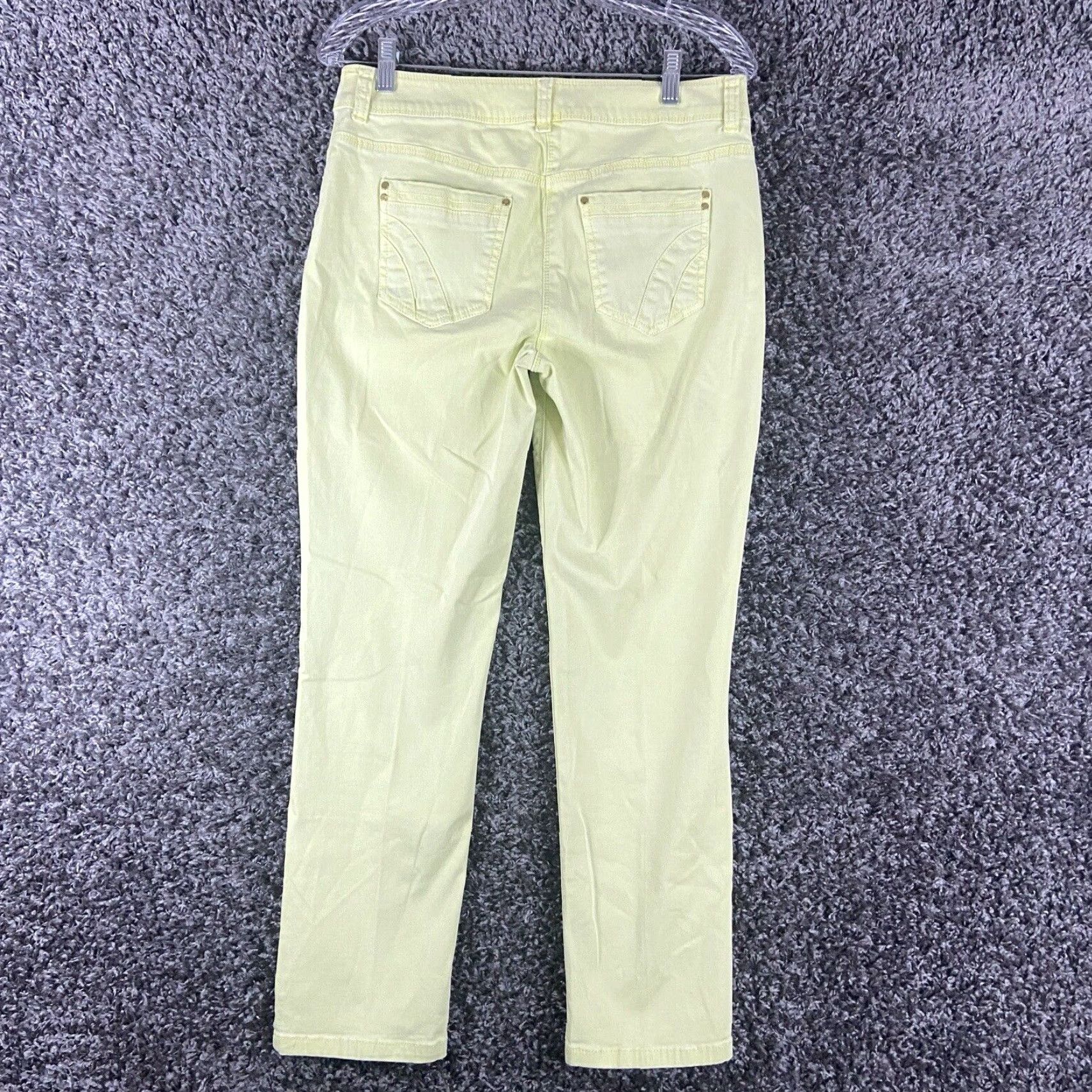 Vintage Chico’s Pants Women Adult 0 Yellow Size 25" / US 0 / IT 36 - 7 Thumbnail