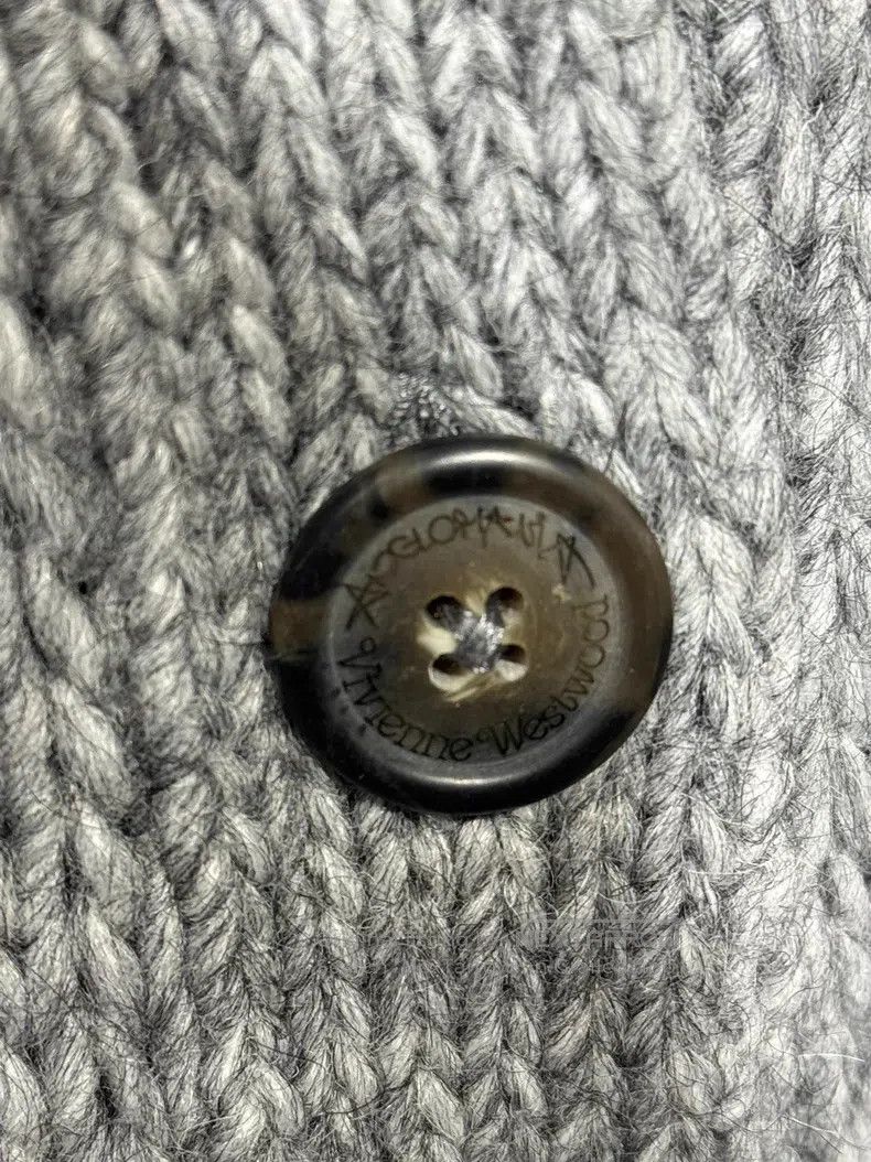 Vivienne Westwood Vivienne Westwood Grey Cashmere Mix Cardigan Size XS / US 0-2 / IT 36-38 - 7 Thumbnail