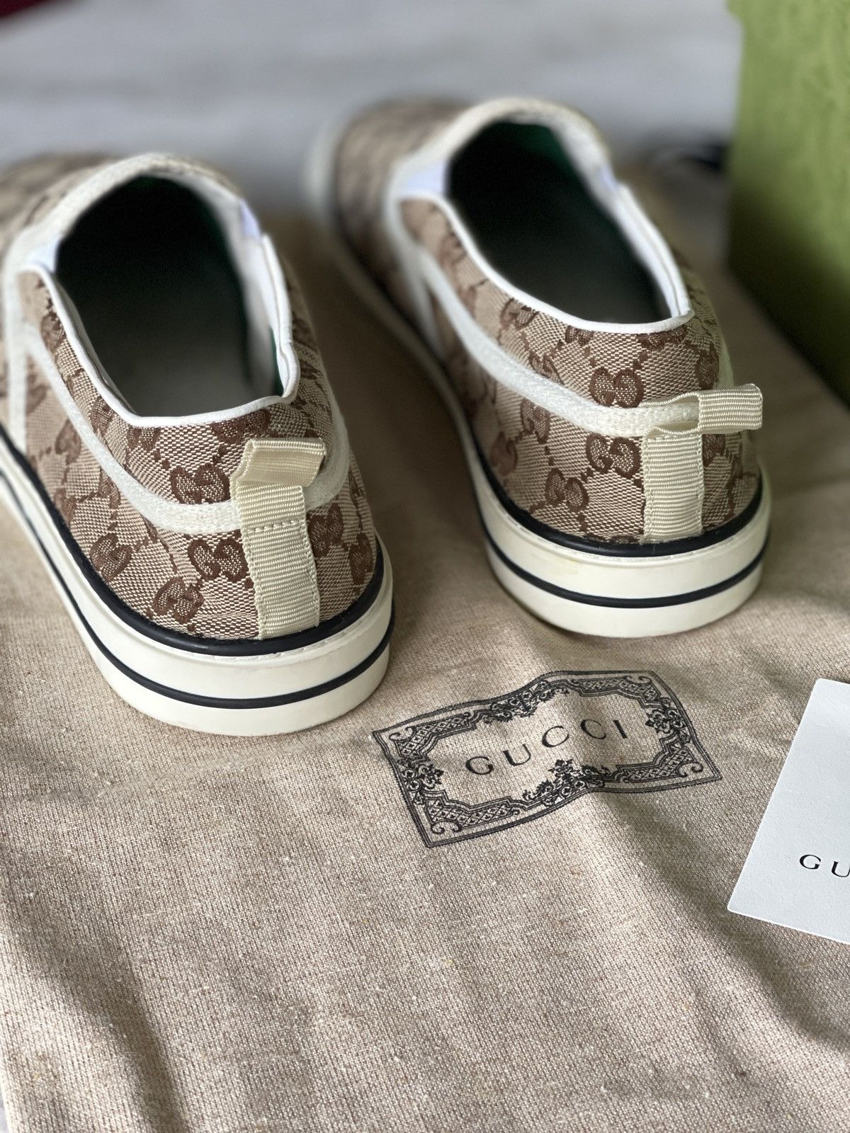 Gucci Gucci Tennis 1977 Slip Ons UK10 Size US 11 / EU 44 - 7 Thumbnail