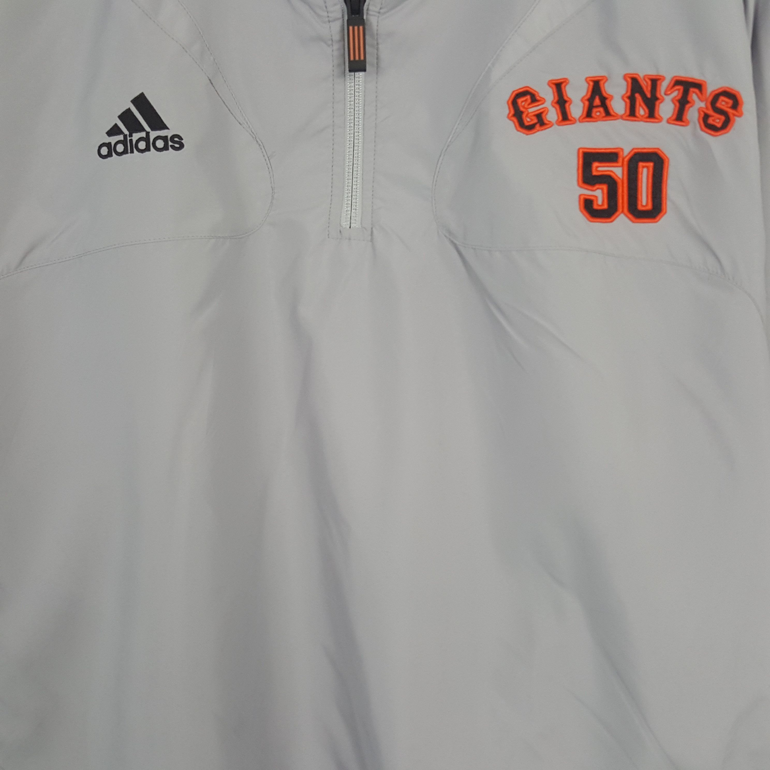 Adidas × Vintage Vintage Adidas x Giants 50 Jerzey Shirt Sport Size US XL / EU 56 / 4 - 2 Thumbnail
