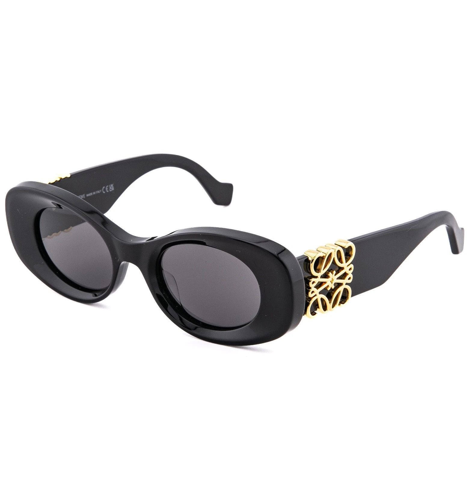 Loewe LOEWE BEVELED OVAL MAXI ANAGRAM LW40175U Black 40175 01A Size ONE SIZE - 3 Thumbnail