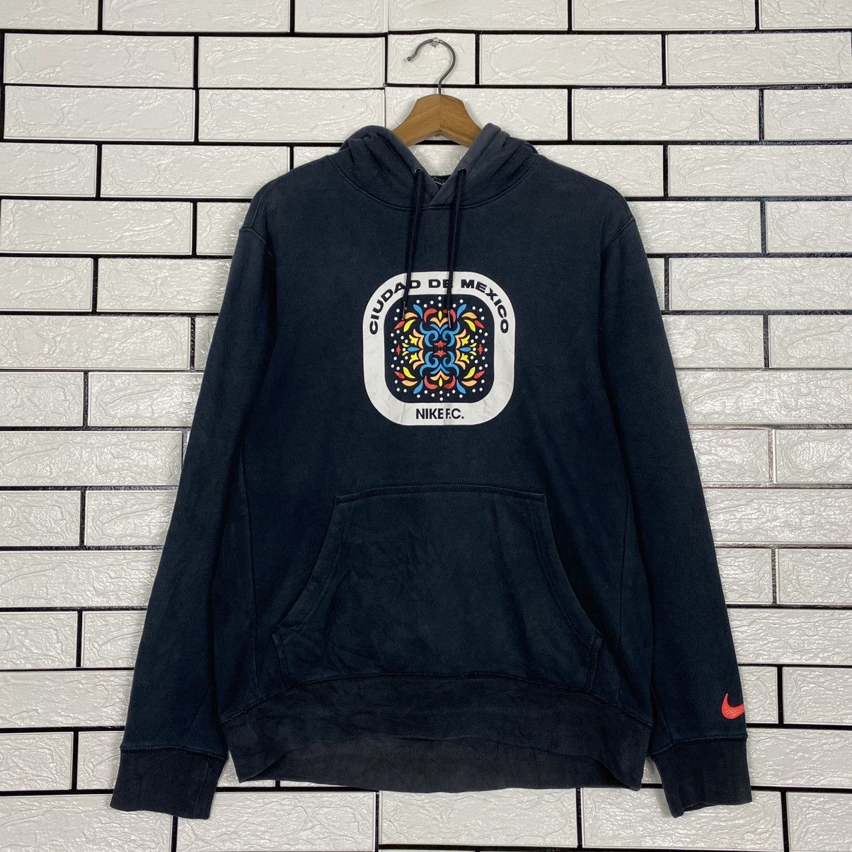 Nike 📌Hoodie Pull Over Nike Ciudad De Mexico Nike FC Big Logo Size US L / EU 52-54 / 3 - 15 Thumbnail