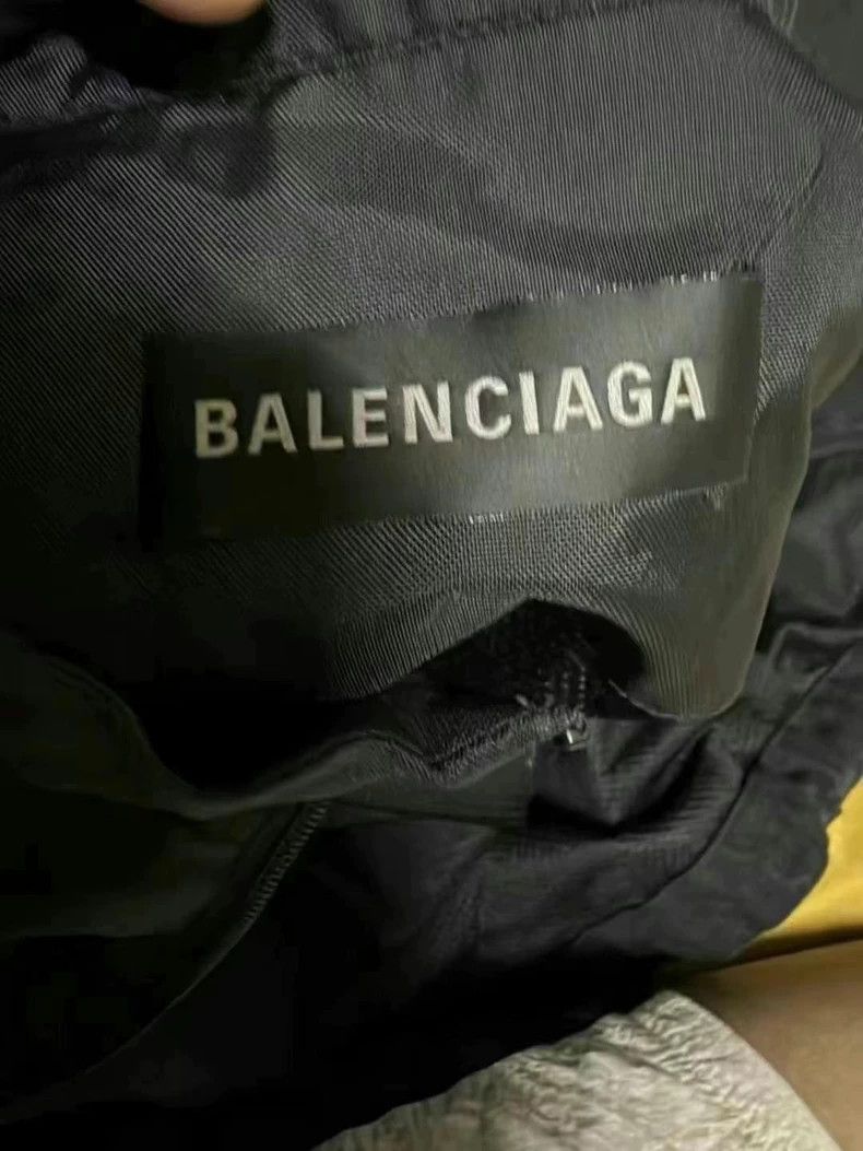 Balenciaga Balenciaga size 36 Chest Letter Logo Denim and Nylon Jacke Size S / US 4 / IT 40 - 4 Thumbnail
