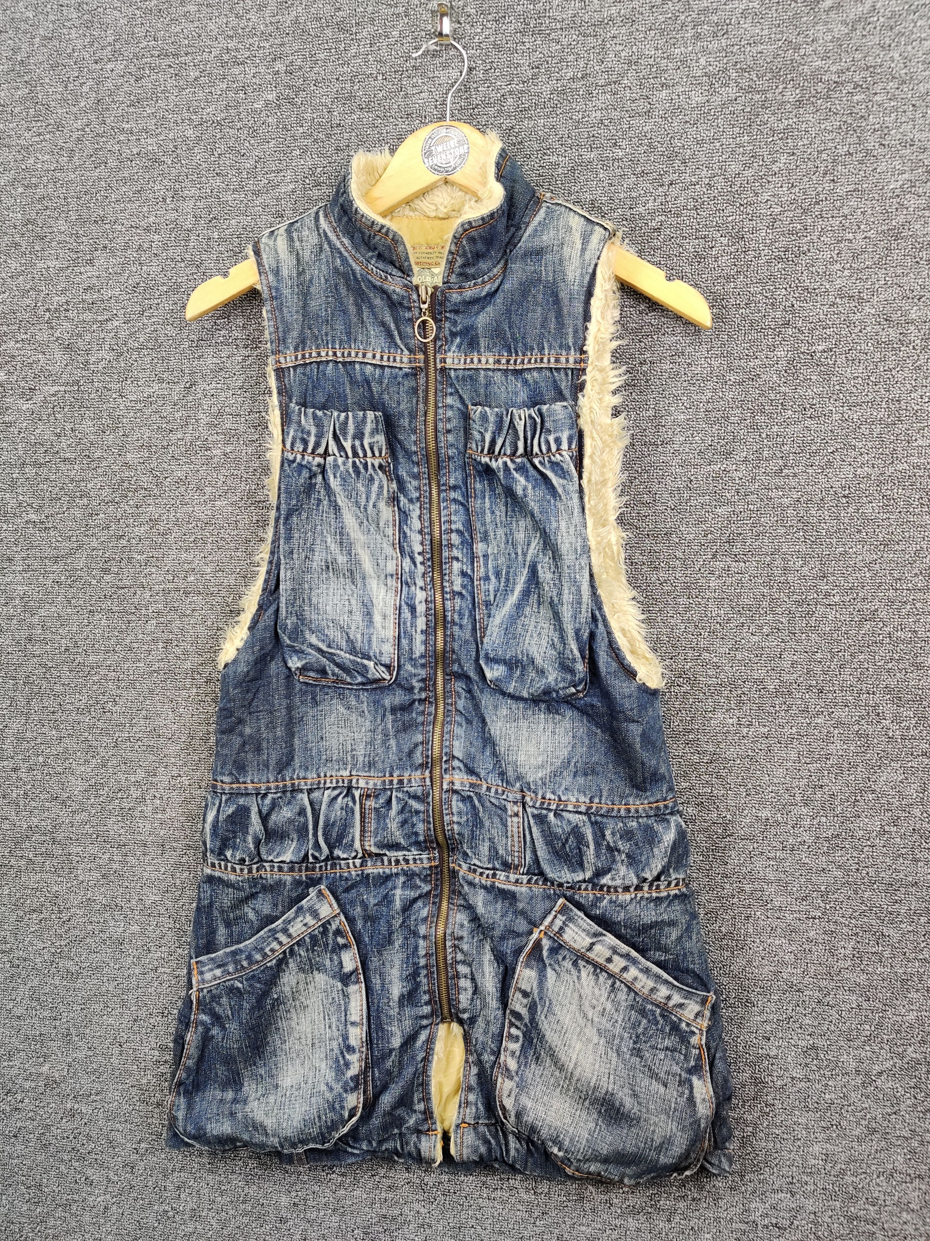 Designer Old Army Denim Multi Pocket Vest Size US S / EU 44-46 / 1 - 2 Thumbnail