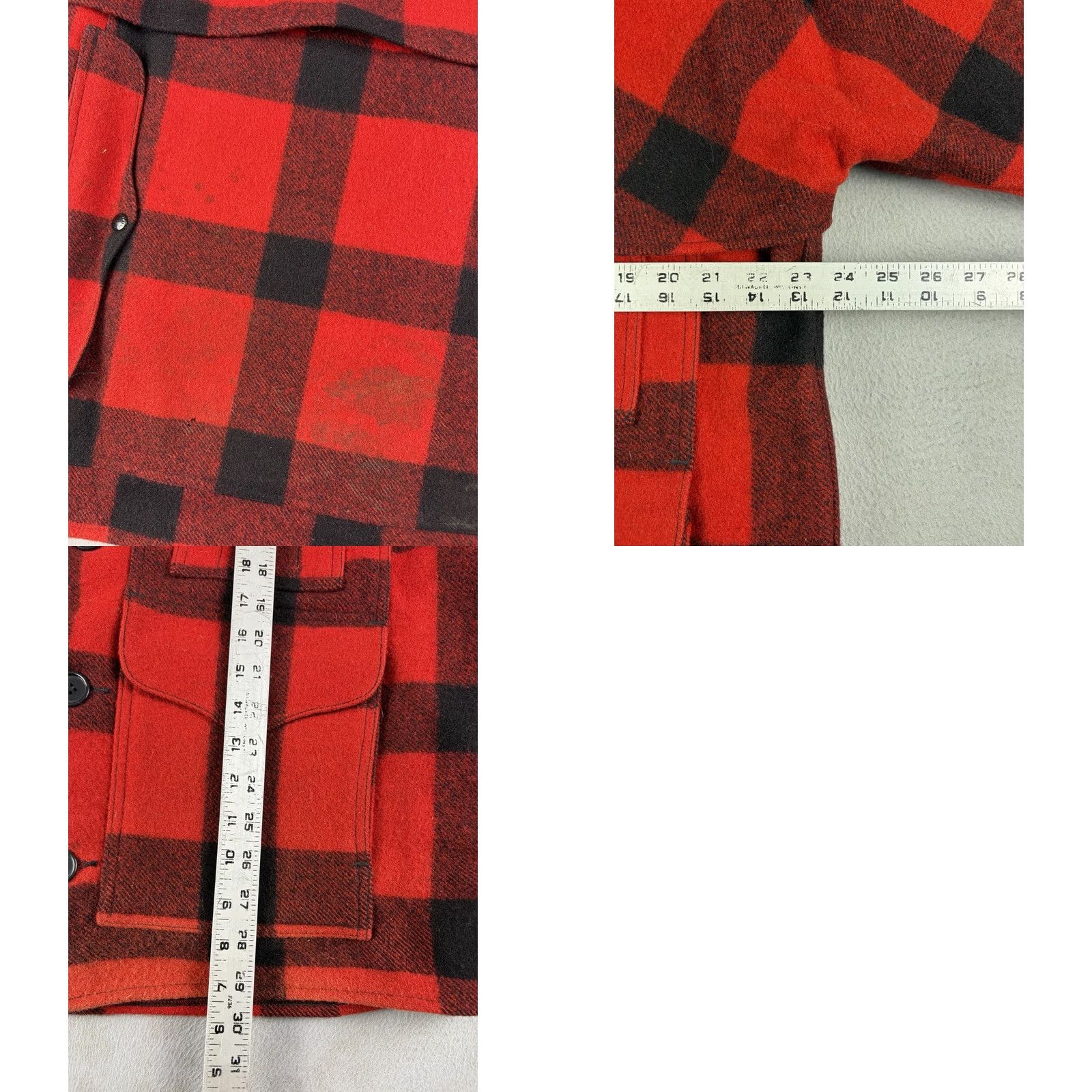 Filson VINTAGE Filson Cruiser Jacket Overcoat Plaid Red 44 Mens Wool Mackinaw Buffalo Pattern 83 Style Size US S / EU 44-46 / 1 - 8 Thumbnail