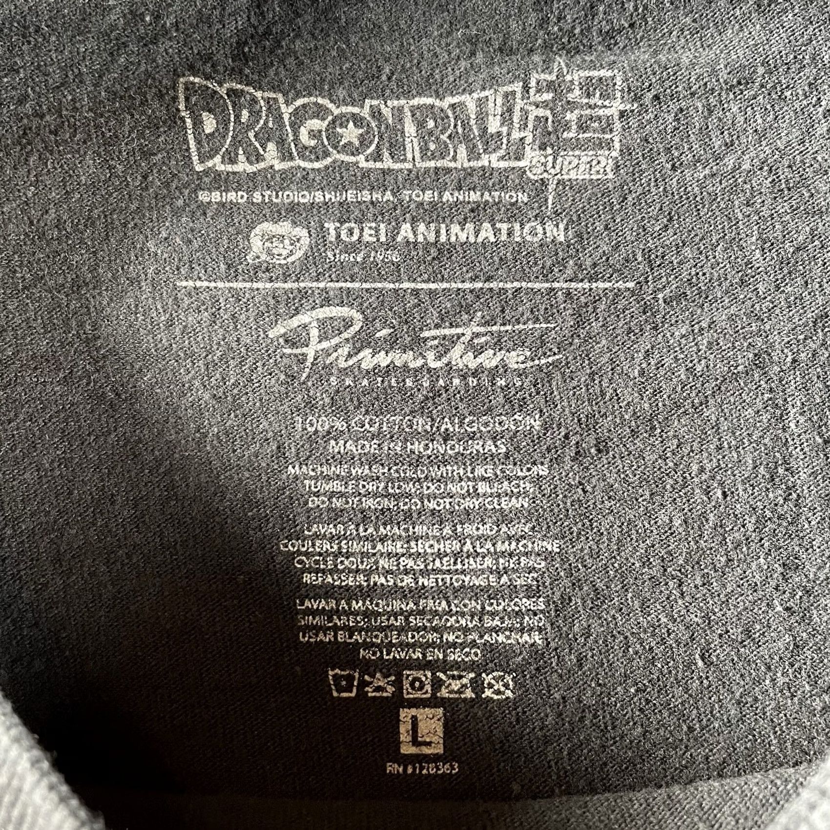 Primitive Primitive Dragon Ball Z Shirt Mens L Short Sleeve Crew Neck Black Cotton Graphic Print Logo Knit T-Shirt Anime Cartoon Classic 90s Theme Men Size US L / EU 52-54 / 3 - 3 Thumbnail